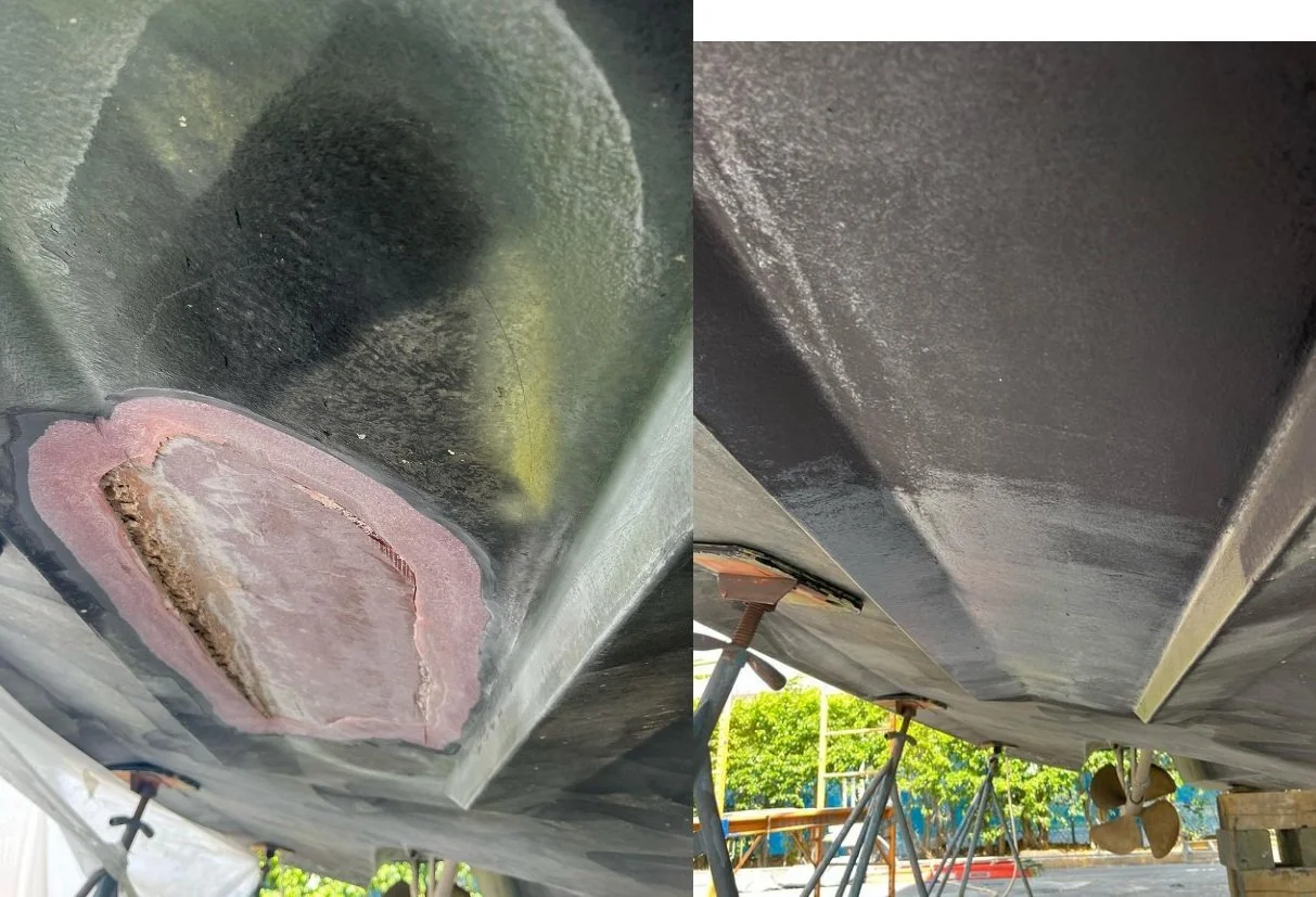 Underwater Hull Reconstruction & Bottom Paint Integration