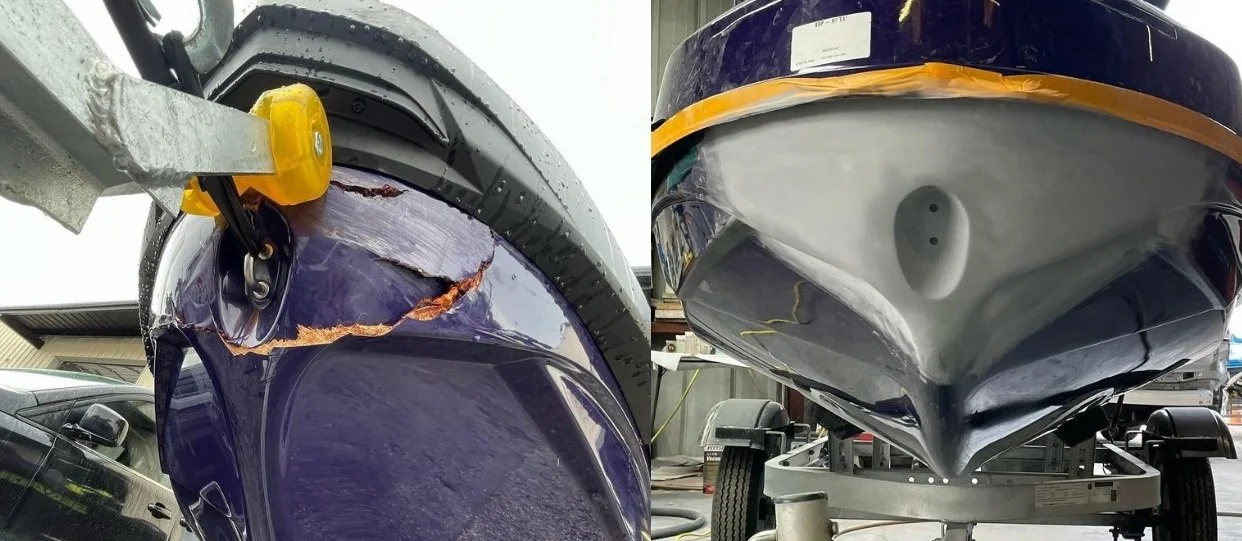 PWC Bow Impact & Structural Laminate Repair