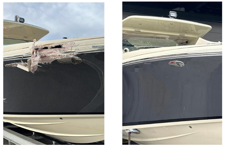 Major Hull Impact & Gunwale Reconstruction