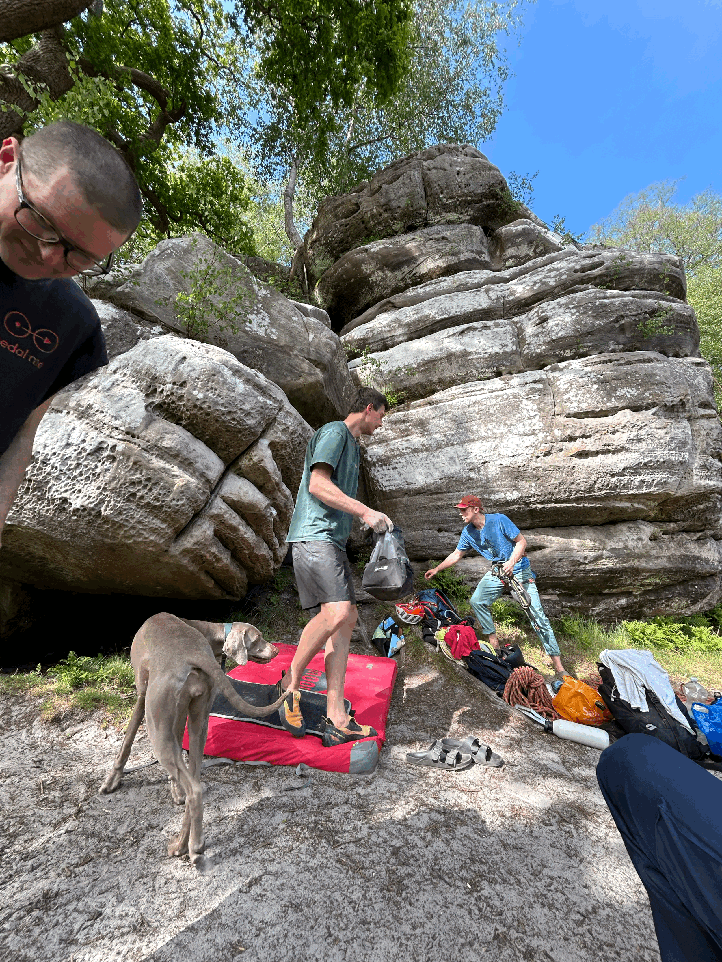 Sandstone climb & campfire (23/05/26)