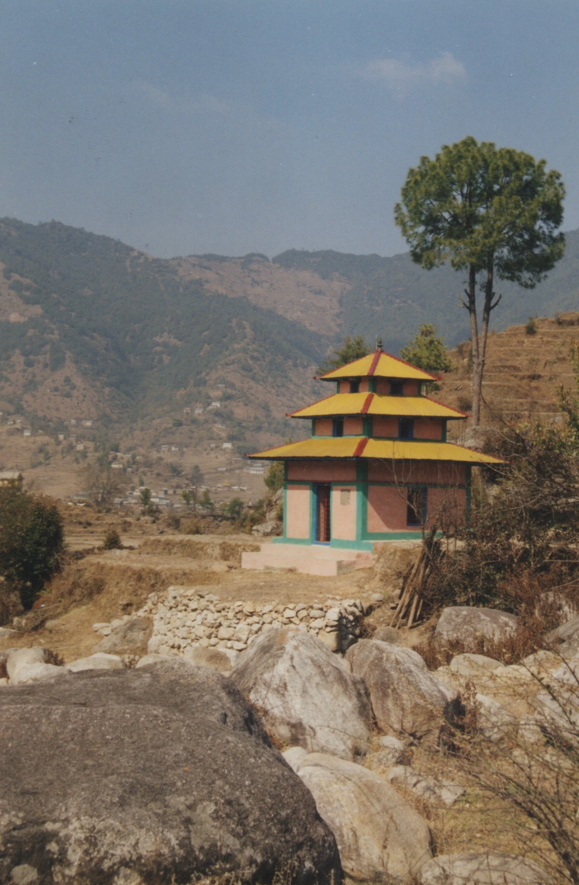 Roadside Hindu temple