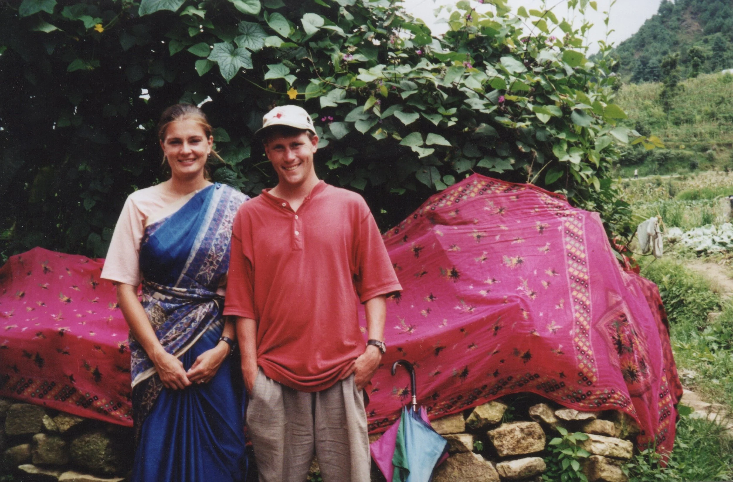 John and I Peace Corps training