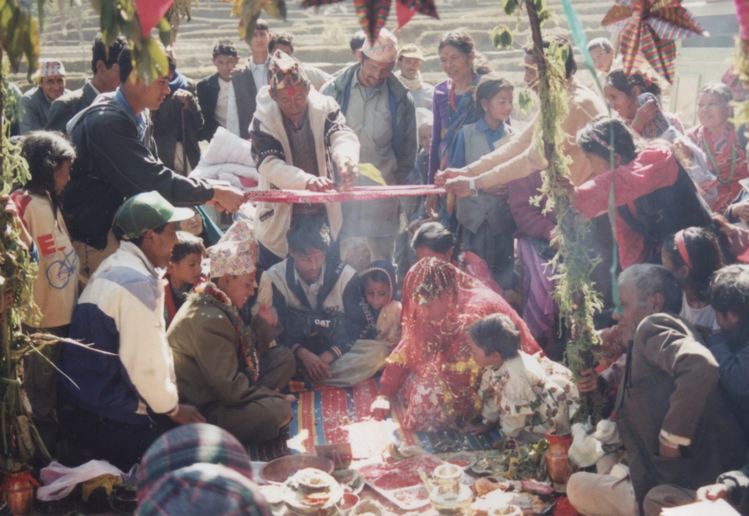 Puja at a Nepali friends wedding
