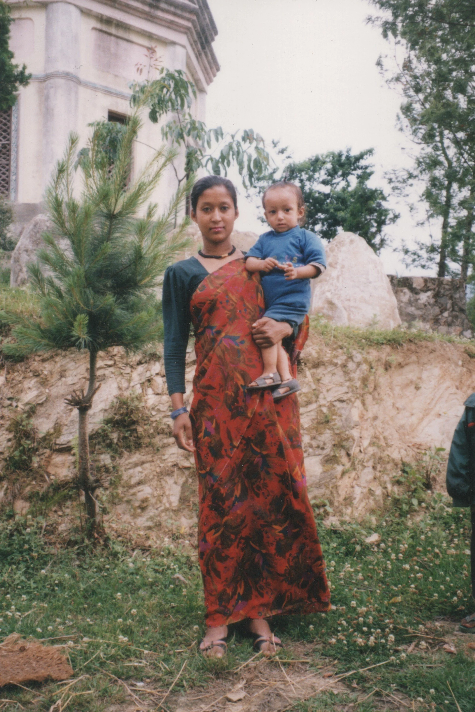 Laxmi and her son
