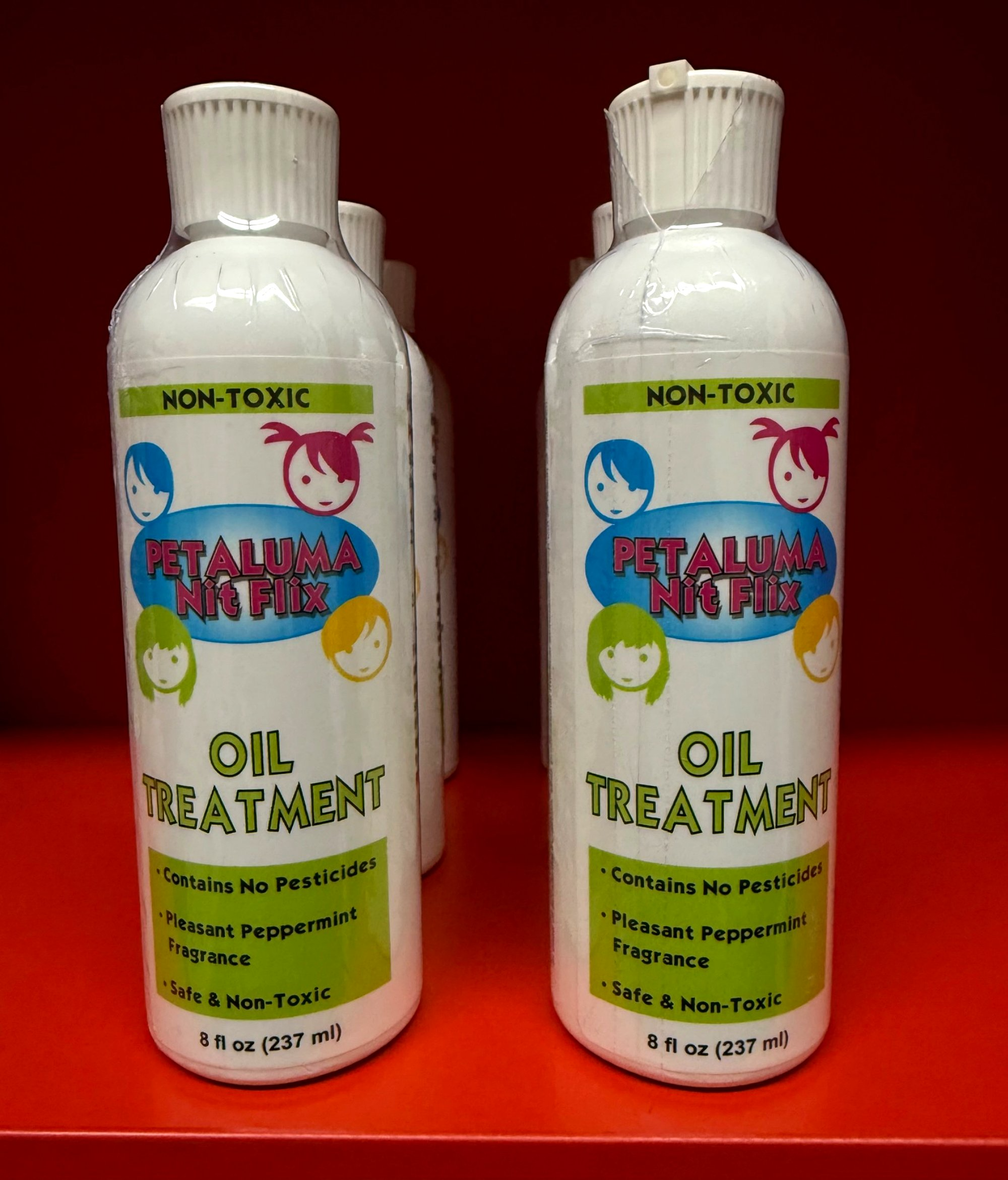 Oil treatment to suffocate nits