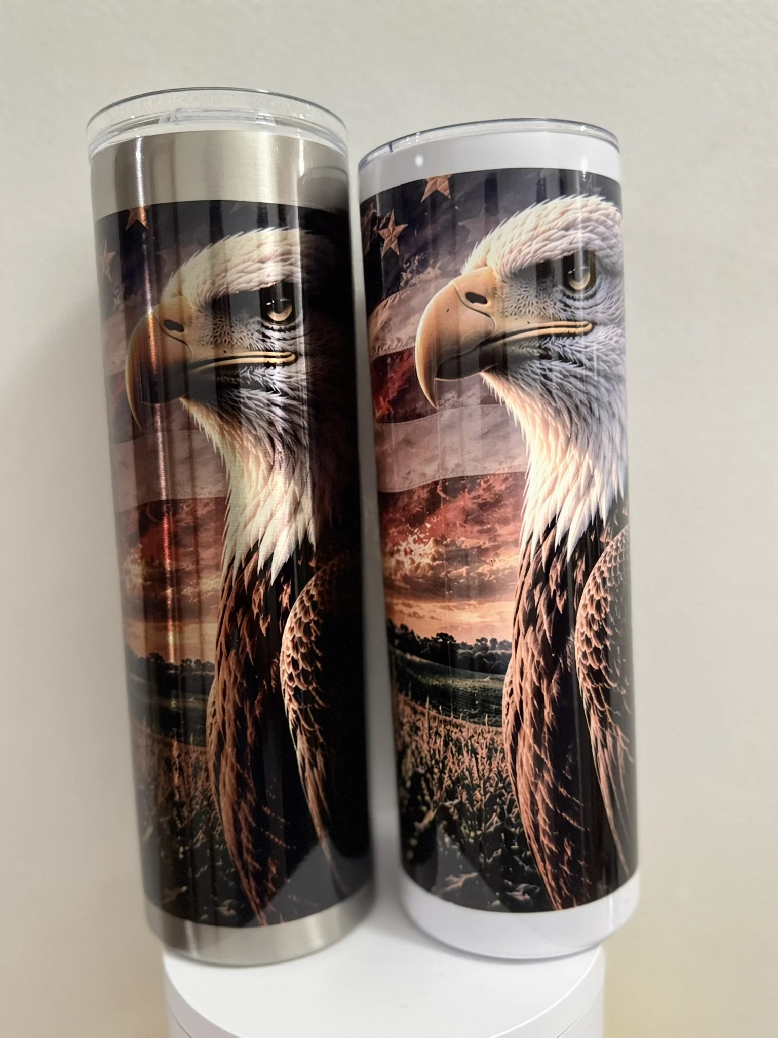 20-30oz RTS Stainless Steel Sublimation Tumbler (Clear Lid)