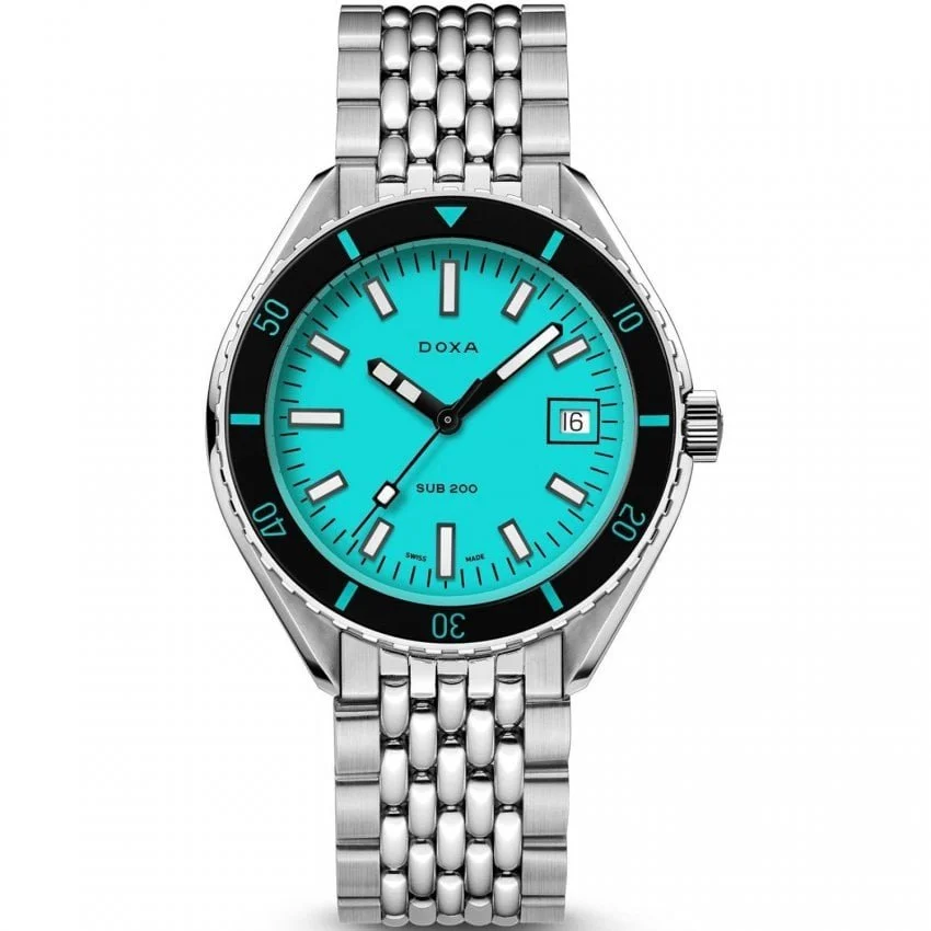 SOLD SH026 Doxa SUB200 Aquamarine Turquoise (04/2023)