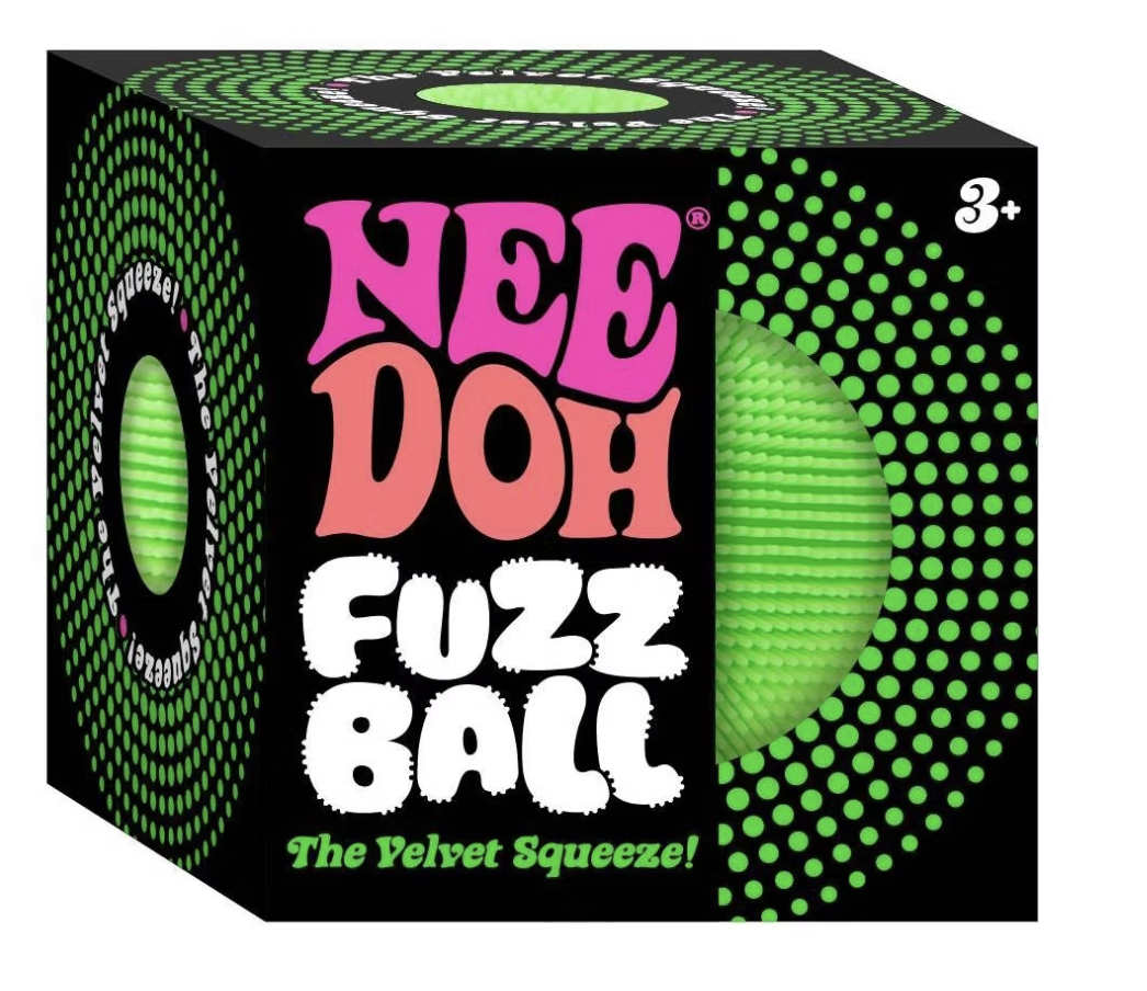 Needoh Fuzz Ball (Colors May Vary)