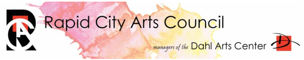 Logo for Rapid City Arts Council .