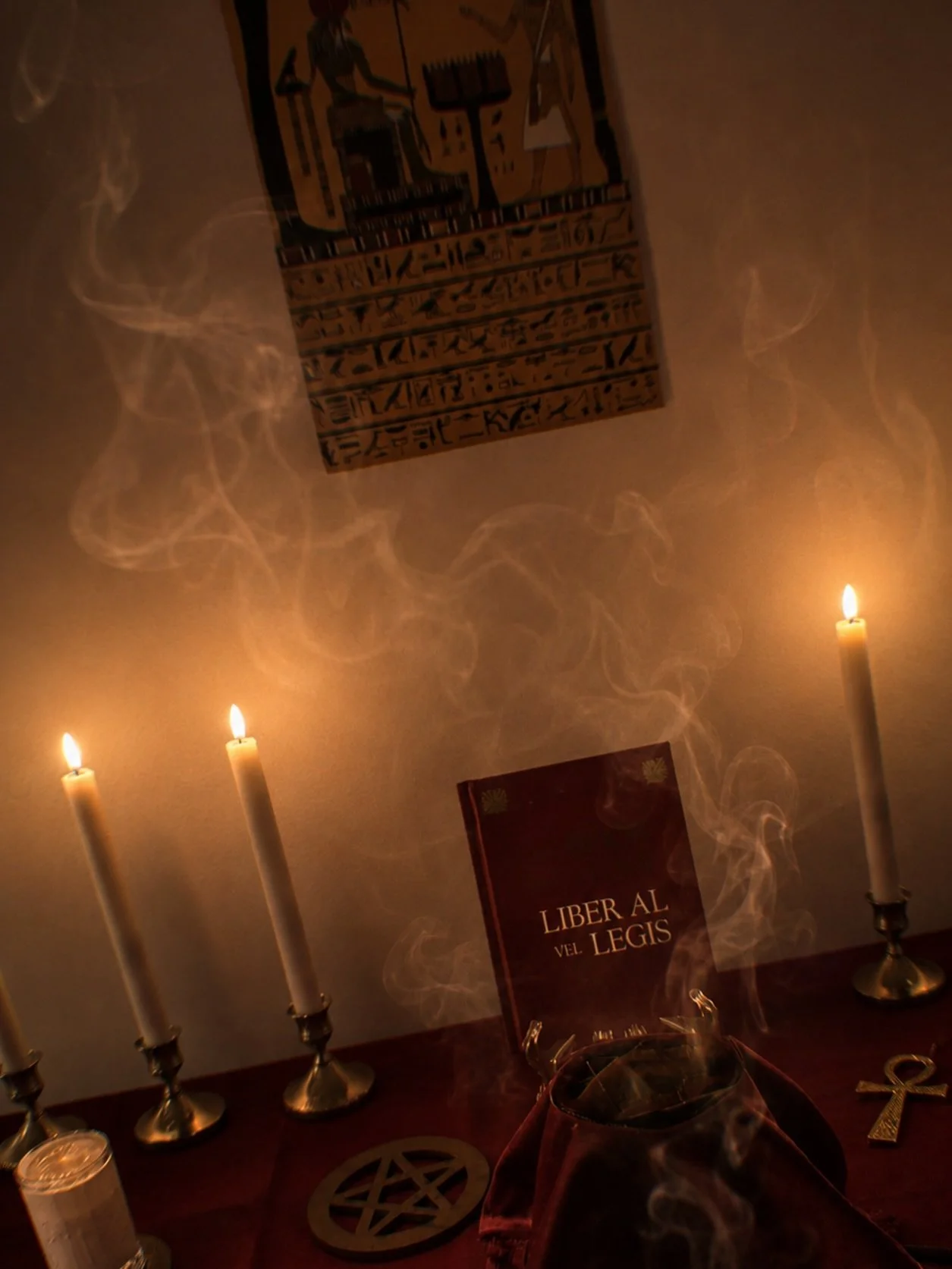The Magick current &amp; philosophy at @magisritualis is Thelemic... our spaces are sacred, our altars are set with intentional purpose, our ritual tools are Magickal 'weapons', our intention is manifested Will, our Magick is empowered through invoca