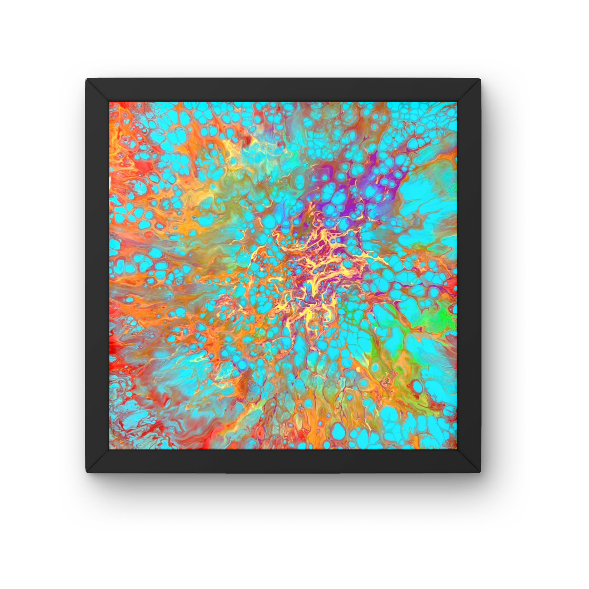 Free and Easy Wandering
10x10 | Acrylic pour | Circle pour with Floetrol | $70
Zhuangzi wrote of the spirit that cannot be contained — the one that moves through the world on its own terms, unencumbered, following no path but its own. I was born into
