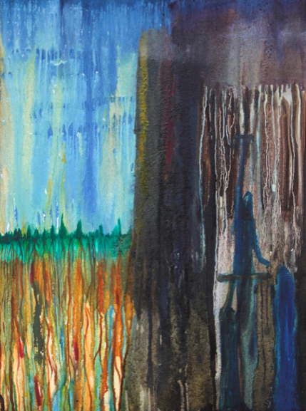 Facing the Tower Series, c1993 - Oil