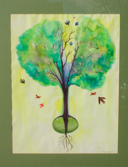 The Nesting Tree, 1996 - Watercolor