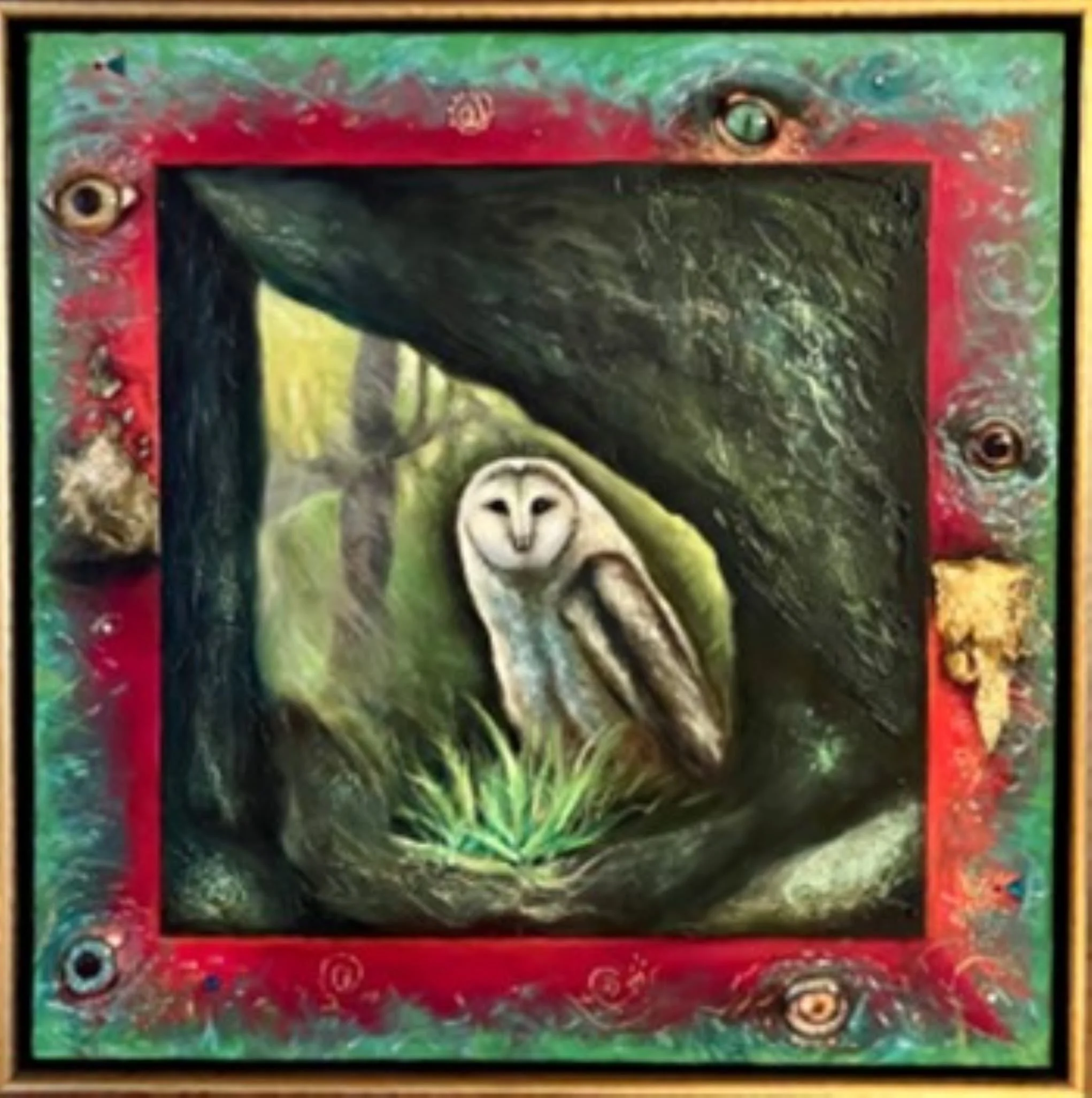 Spirit Owl Keeps Watching During Pandemic V