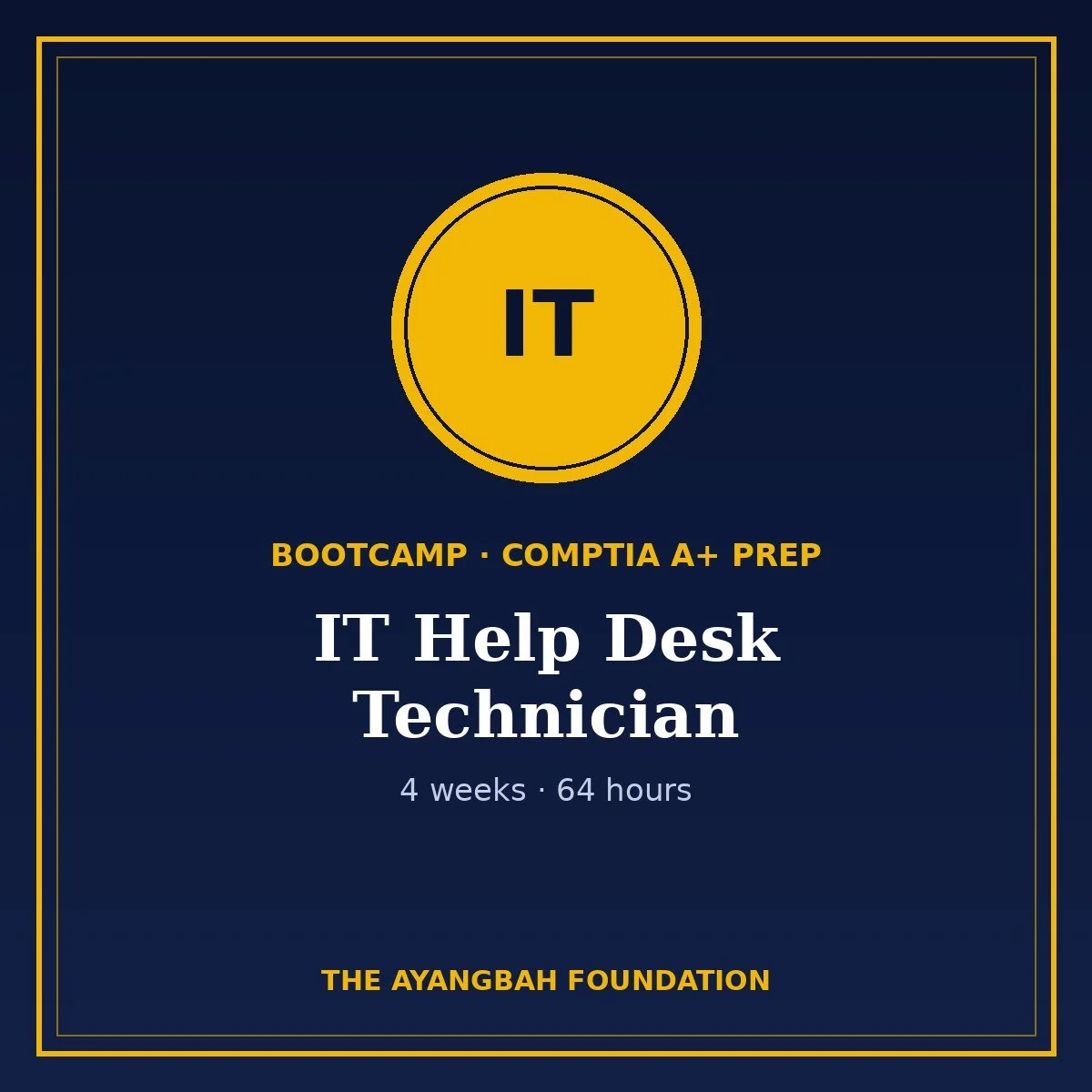 IT Help Desk Technician Bootcamp (CompTIA A+ Prep)