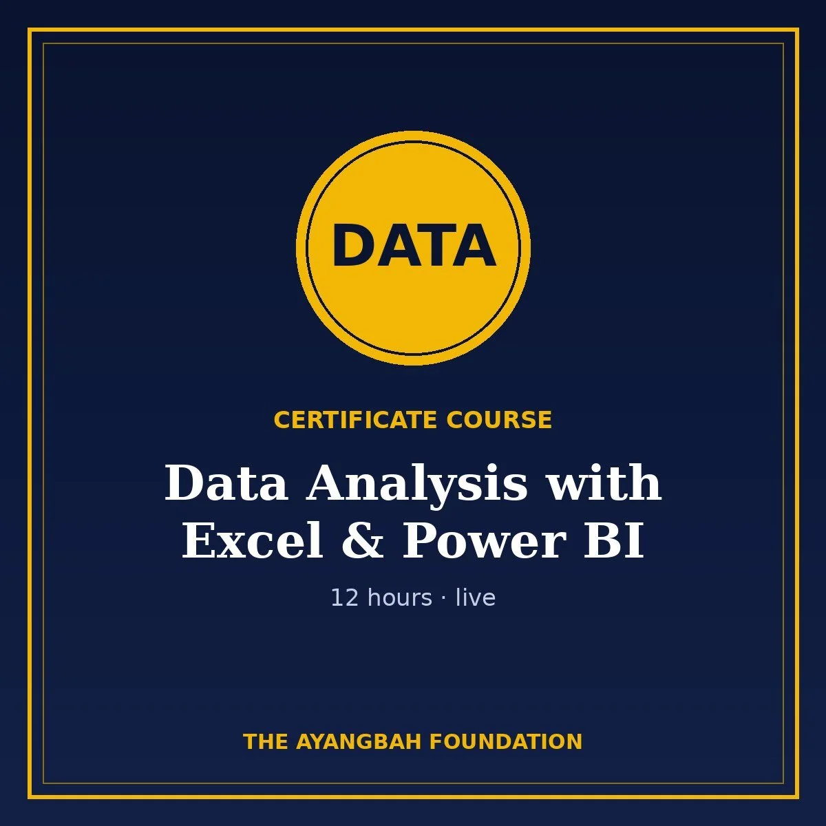 Data Analysis with Excel and Power BI