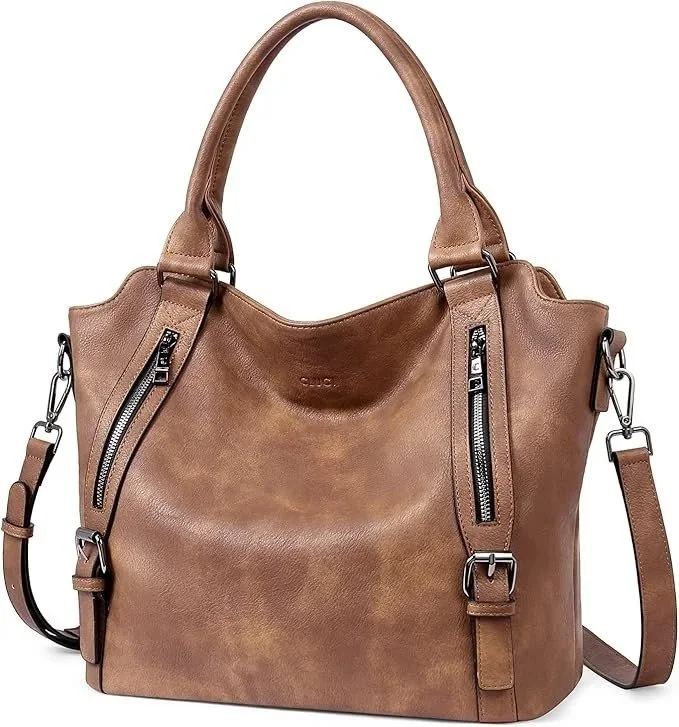 Effortless, understated, and quietly refined, the CLUCI hobo bag is designed to move with you. Crafted from smooth vegan leather with precise stitching and subtle silver hardware, it balances durability with elegance. The kind of bag that feels at ho