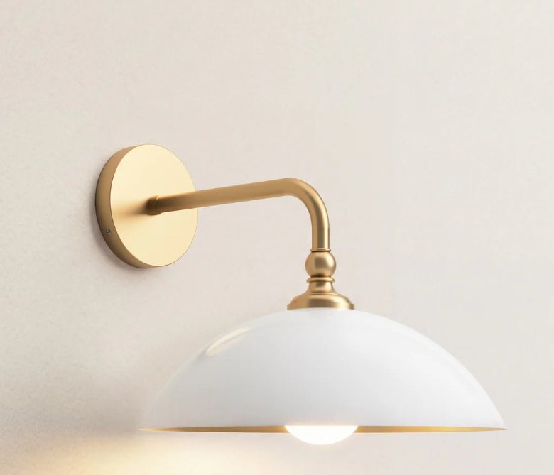 Cuenco Dome Sconce
A soft, rounded dome silhouette that brings calm sophistication and a warm, directed glow to your most intimate spaces.