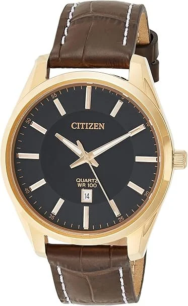 A dependable classic shaped by precision and purpose. This stainless steel timepiece from Citizen carries a clean, traditional design that feels grounded and enduring rather than trend-driven.
The quartz movement ensures reliable accuracy, while the 