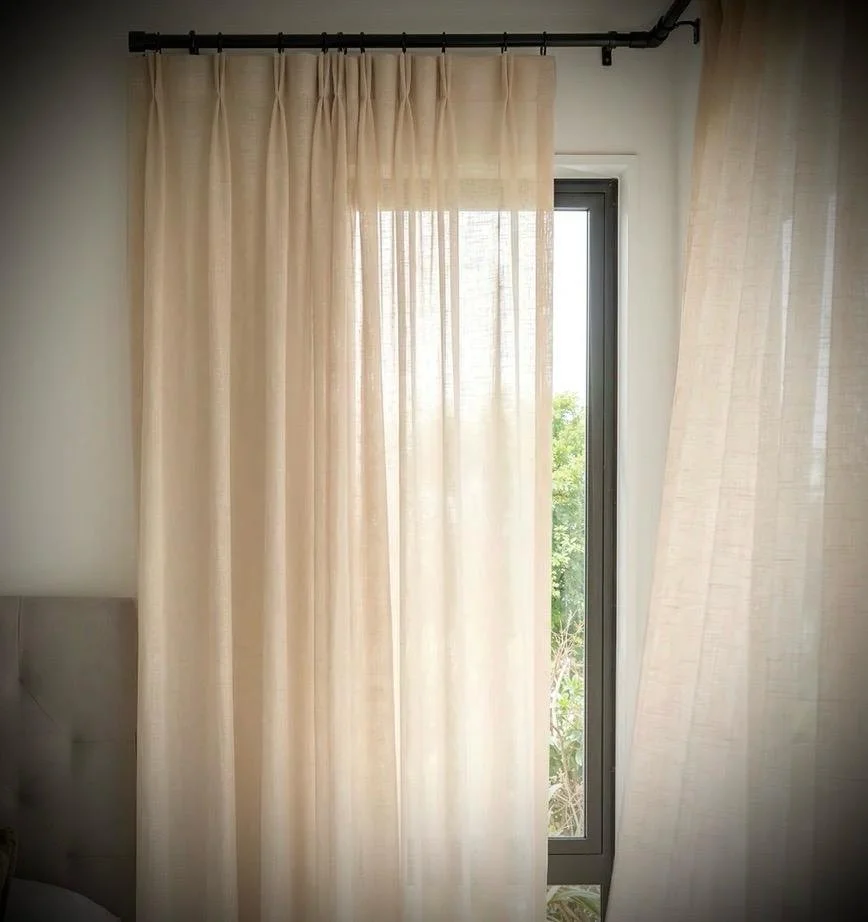 Light, airy, and effortlessly refined—the Linden Linen Blend Sheer Curtain softens natural light while adding a relaxed, elevated feel to any room. Made from a breathable linen blend with an elegant drape, it offers subtle privacy without blocking th