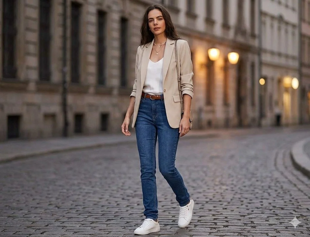 Effortlessly chic. This feminine blazer is the perfect addition to elevate any outfit, from desk to dinner. 