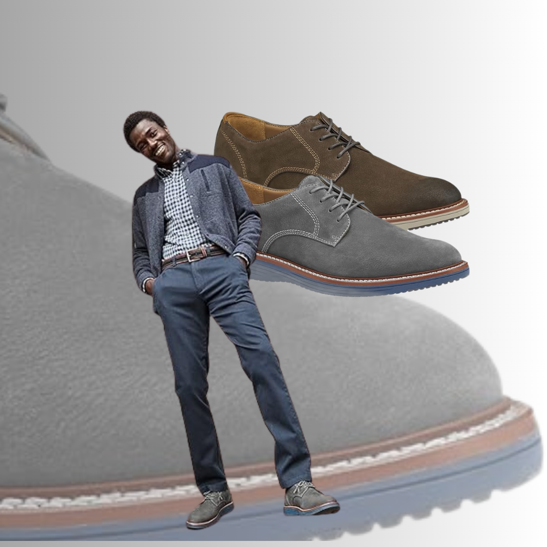 The Johnston & Murphy Upton Plain Toe Oxford perfectly embodies that "luxurious yet attainable" smart-casual aesthetic, serving as a stellar US alternative to high-end European styles. These pair effortlessly with tailored chinos or sharp denim for a