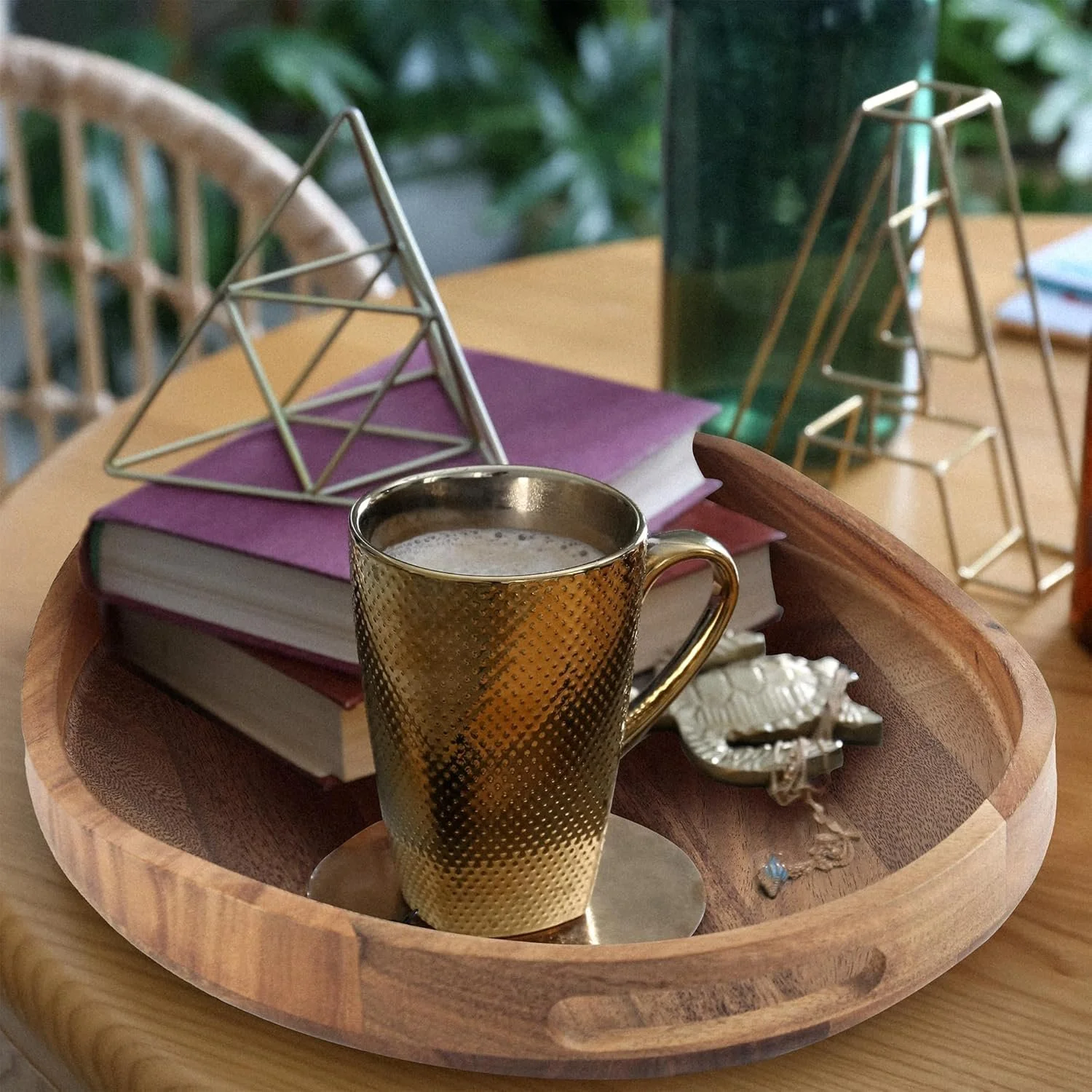 This is the perfect tray for your Scandinavian styled coffee table arrangements.