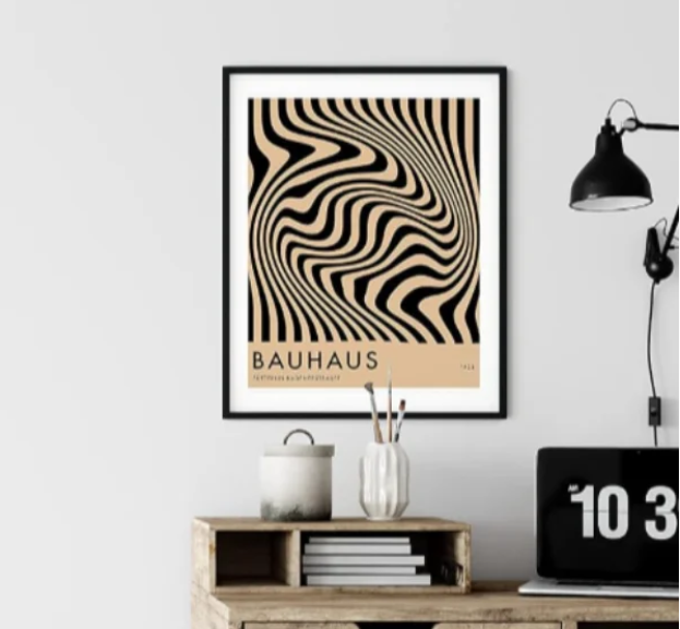 Modern Bauhaus Wall Art Poster.

This print features geometric shapes and is offered in a variety of colors! This print works with so many different room themes such as minimal, mid century, modern, abstract, neutral, boho, rustic, Scandinavian, Nord