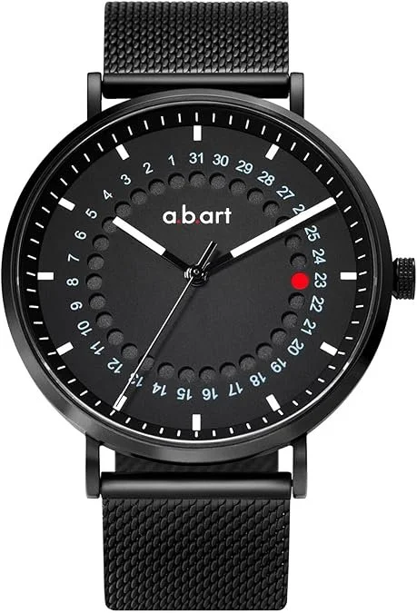 Aligned with a modern European sensibility, this minimalist a.b.art timepiece draws from a Bauhaus-inspired philosophy where form is reduced to its most essential expression. Powered by a Swiss Ronda quartz movement and protected by a sapphire crysta