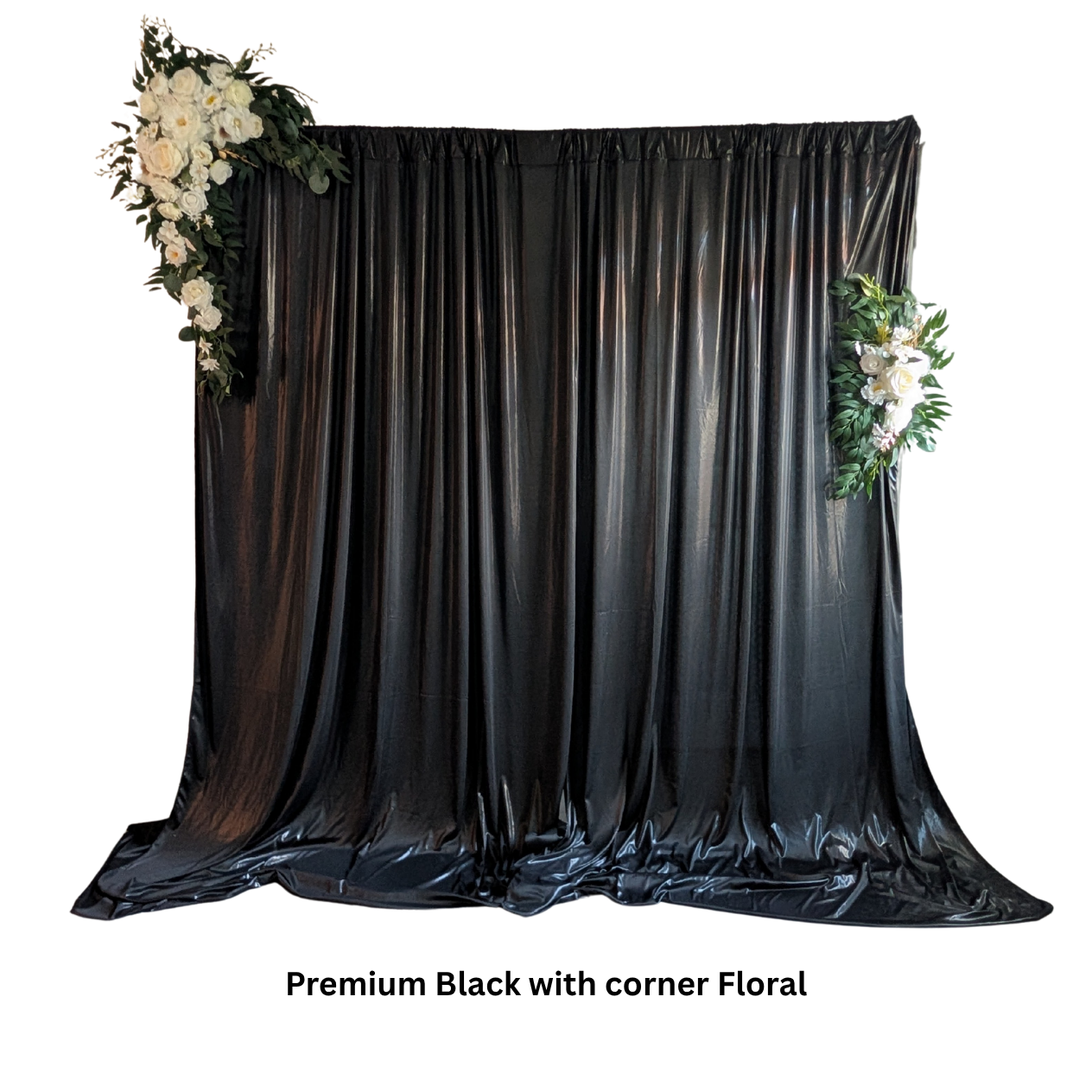 Premium Backdrop with Flowers for photo booth