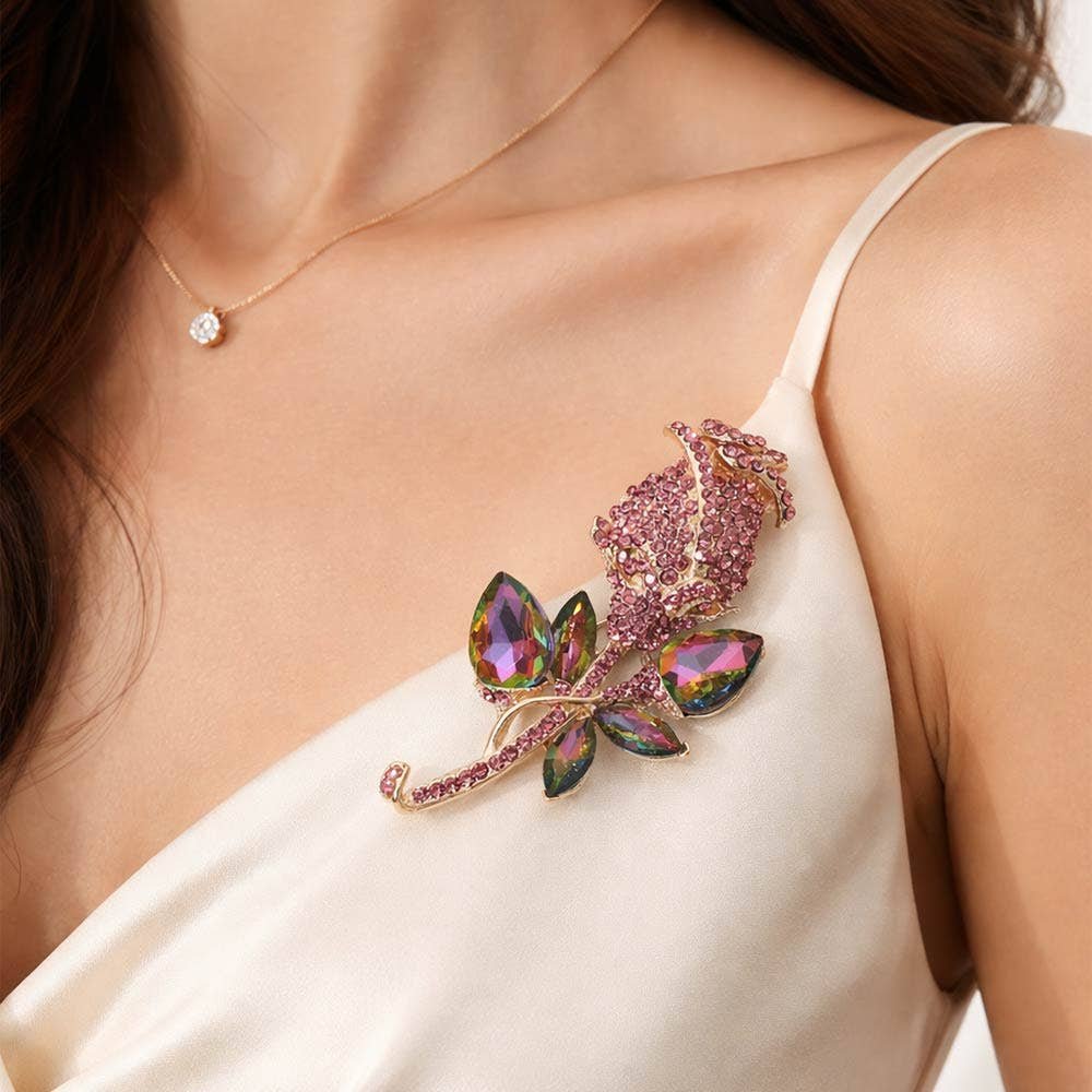 Vintage Romance Floral Brooch