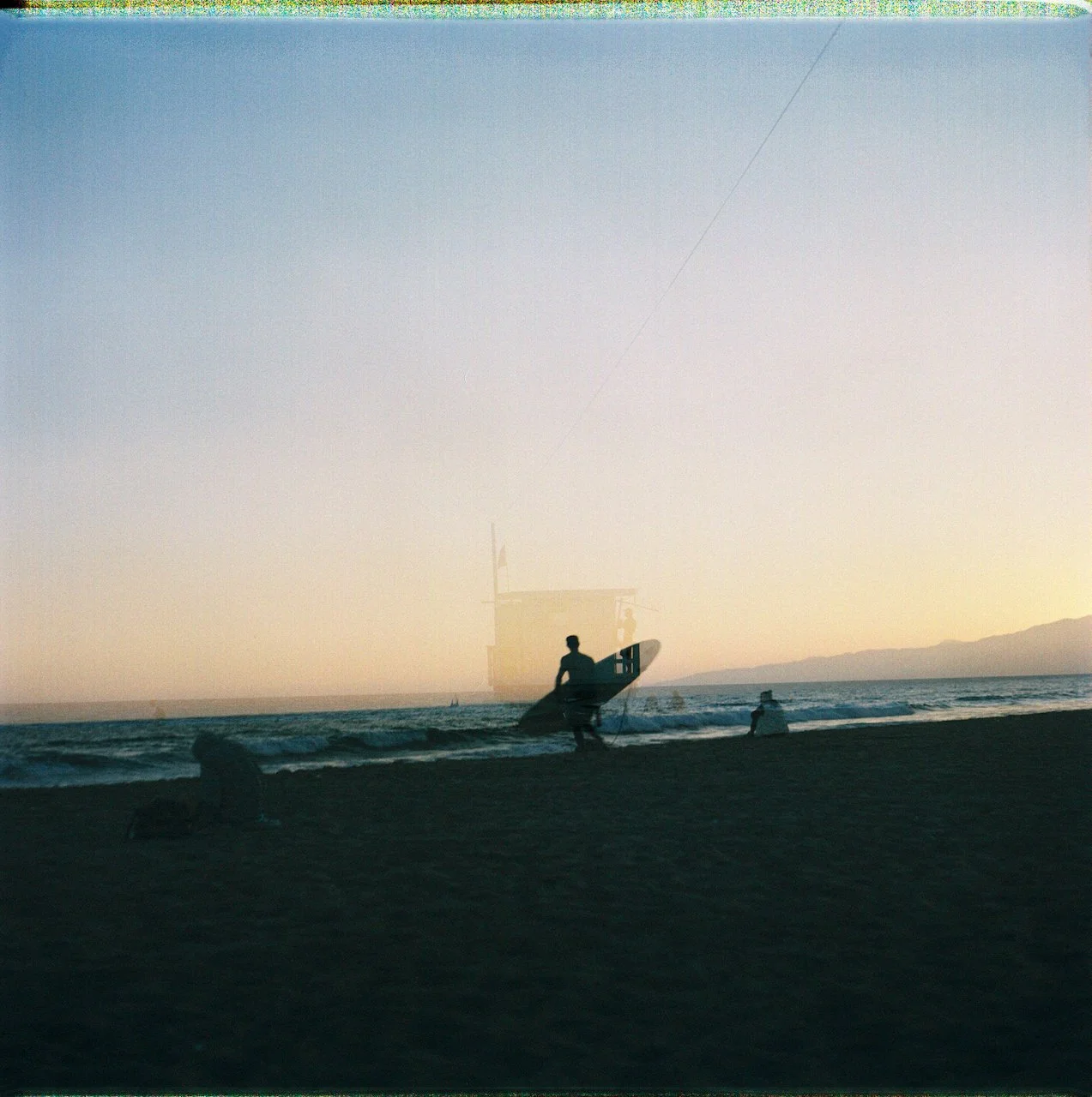 Santa Monica, California - July 2015 - surfer