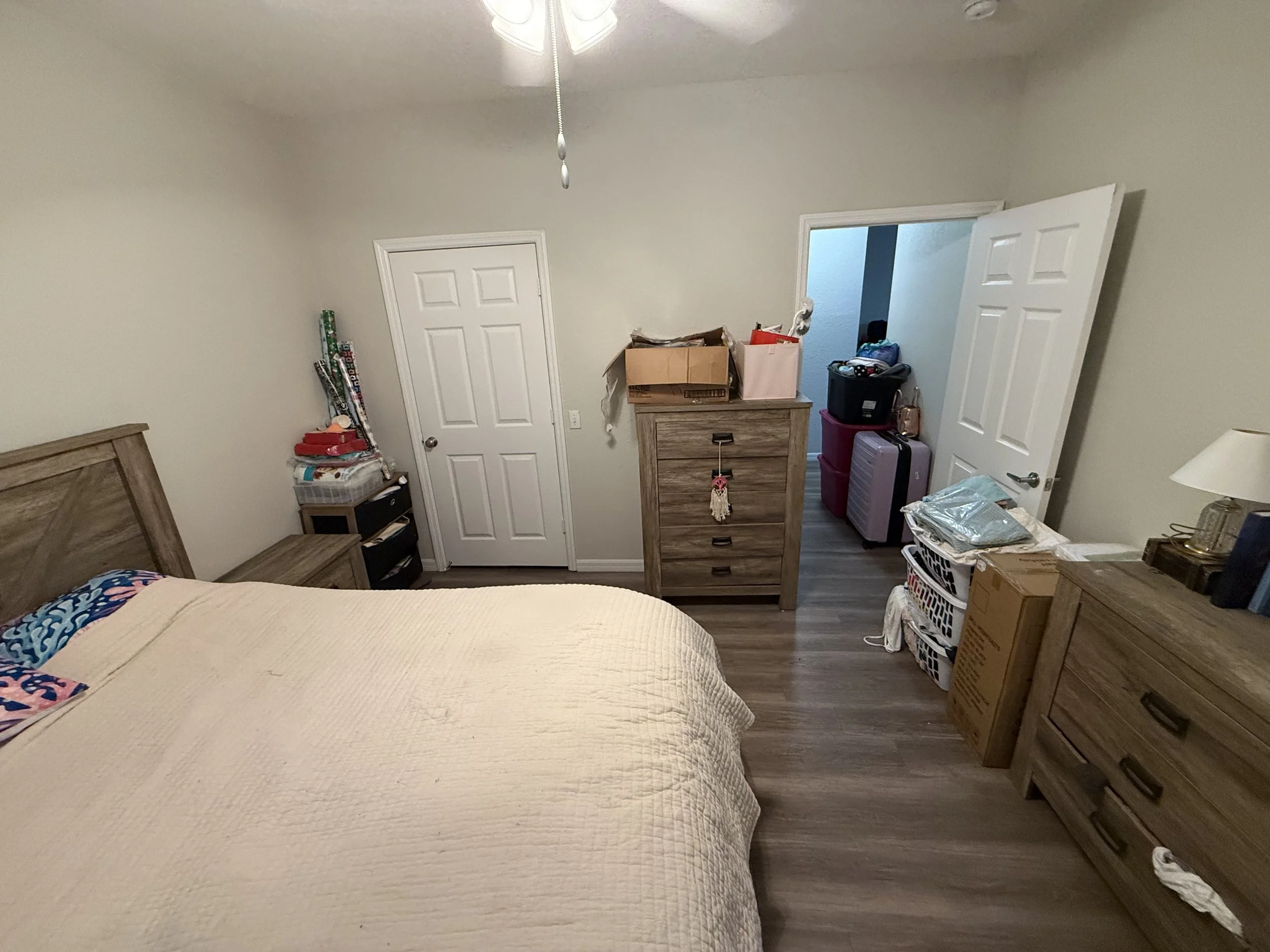 She didn’t have to tackle it alone. We worked through the clutter, made decisions together, and created functional organization systems that made the room manageable again. What once felt impossible became a space she could walk into, use, and enjoy—