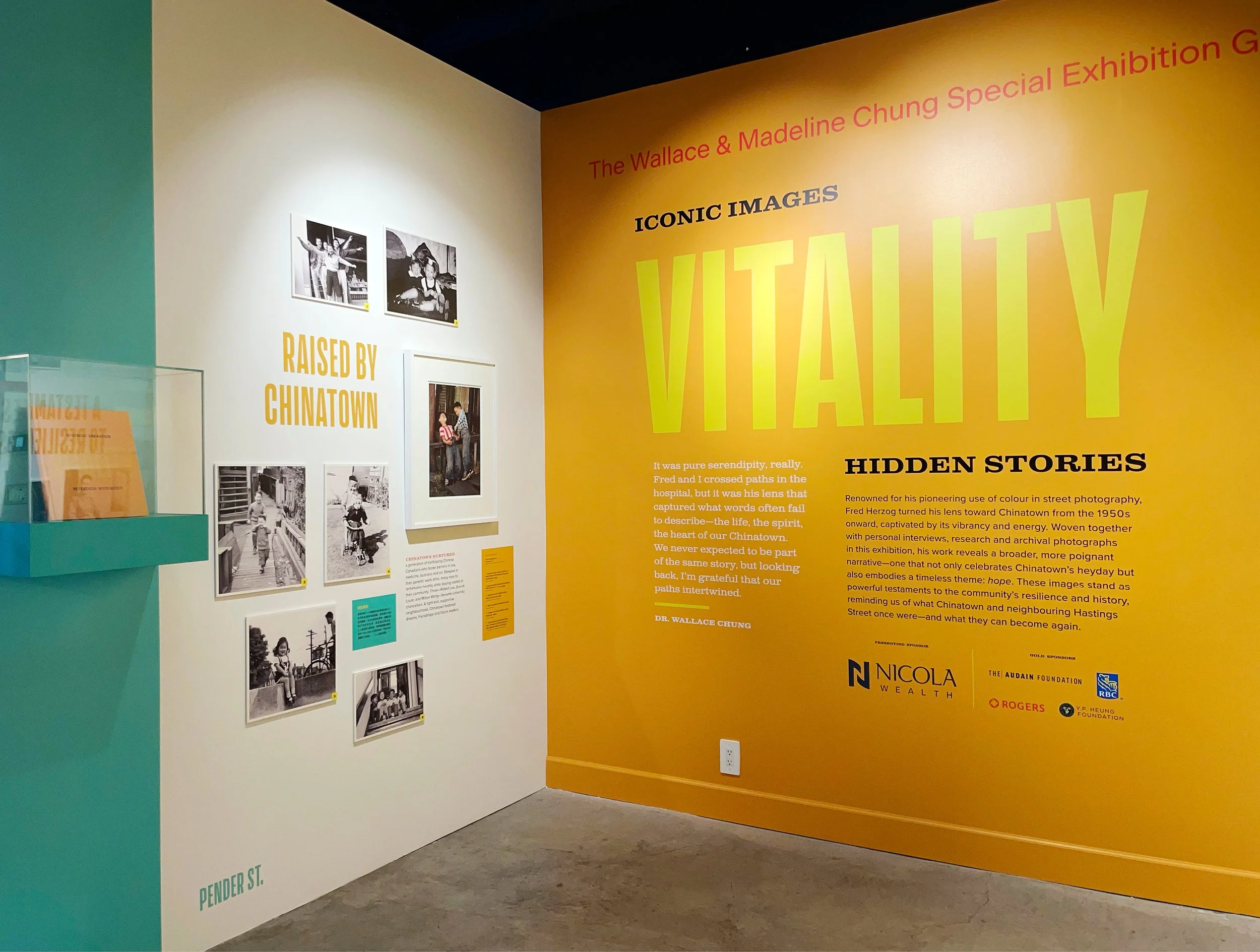 Exhibit design by Vancouver designers DSGN Dept