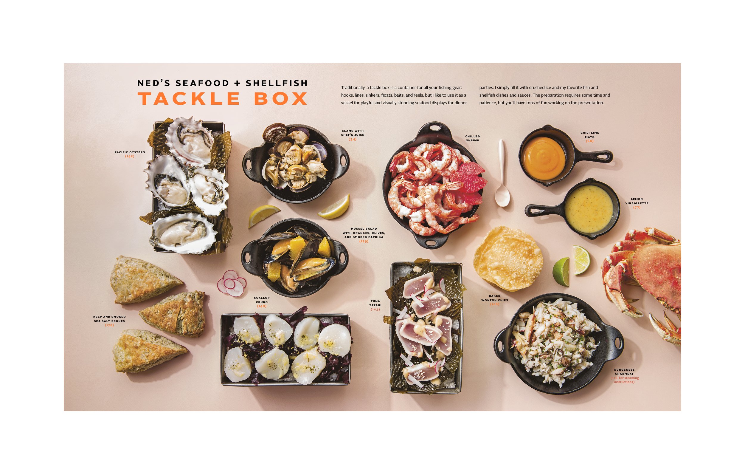Flat lay photography Cookbook 