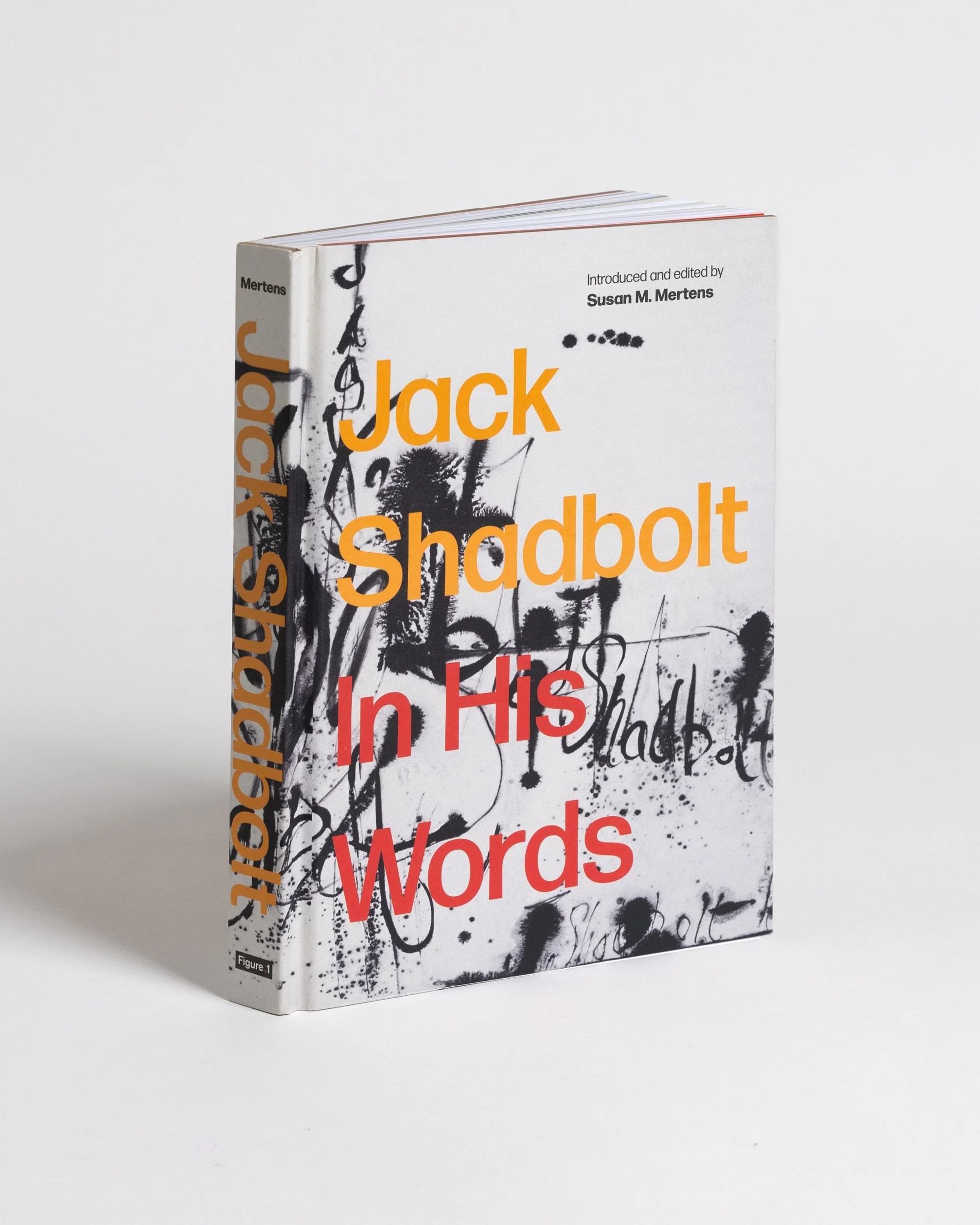 Book cover design for Jack Shadbolt