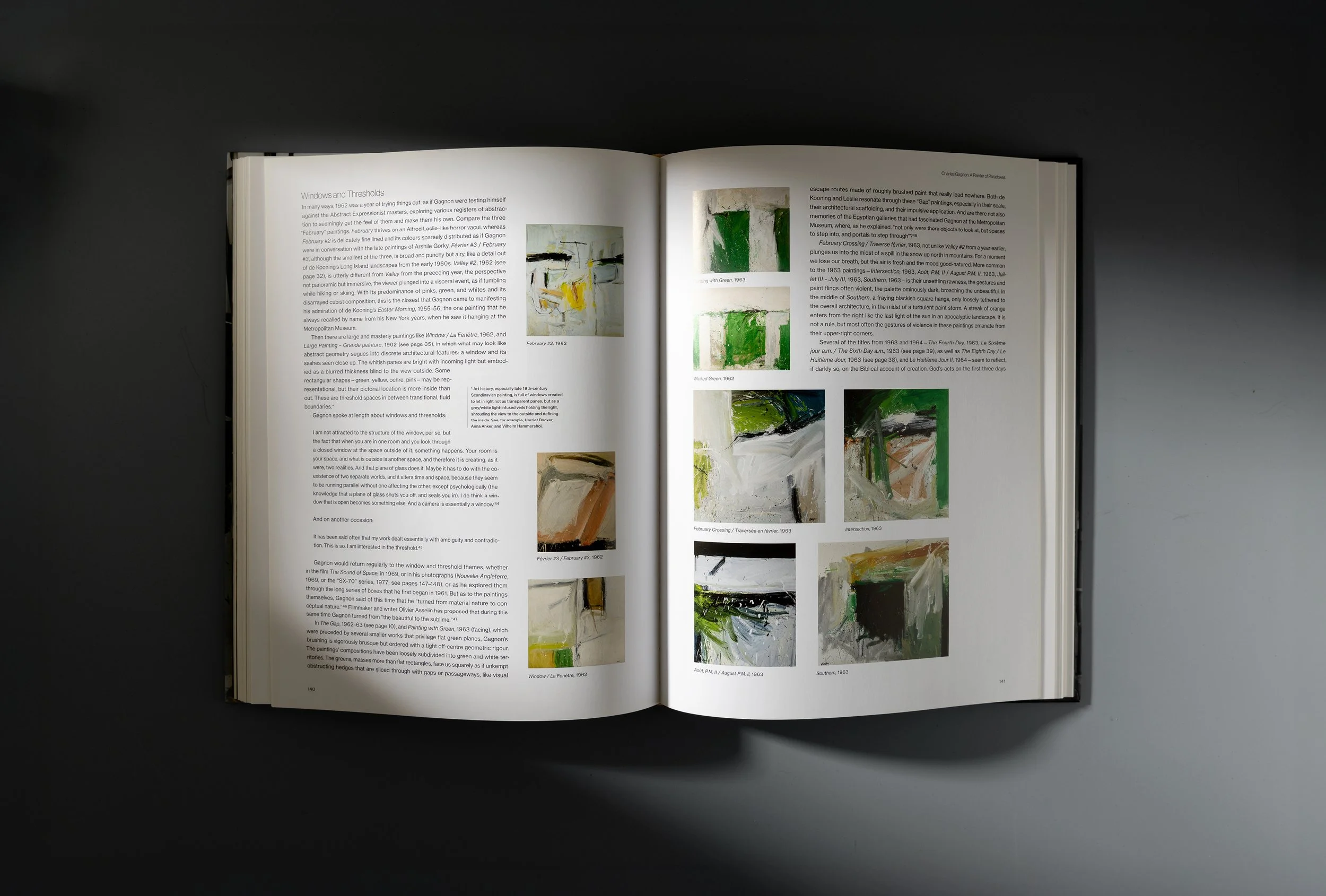 Book Interior Spread for Charles Gagnon