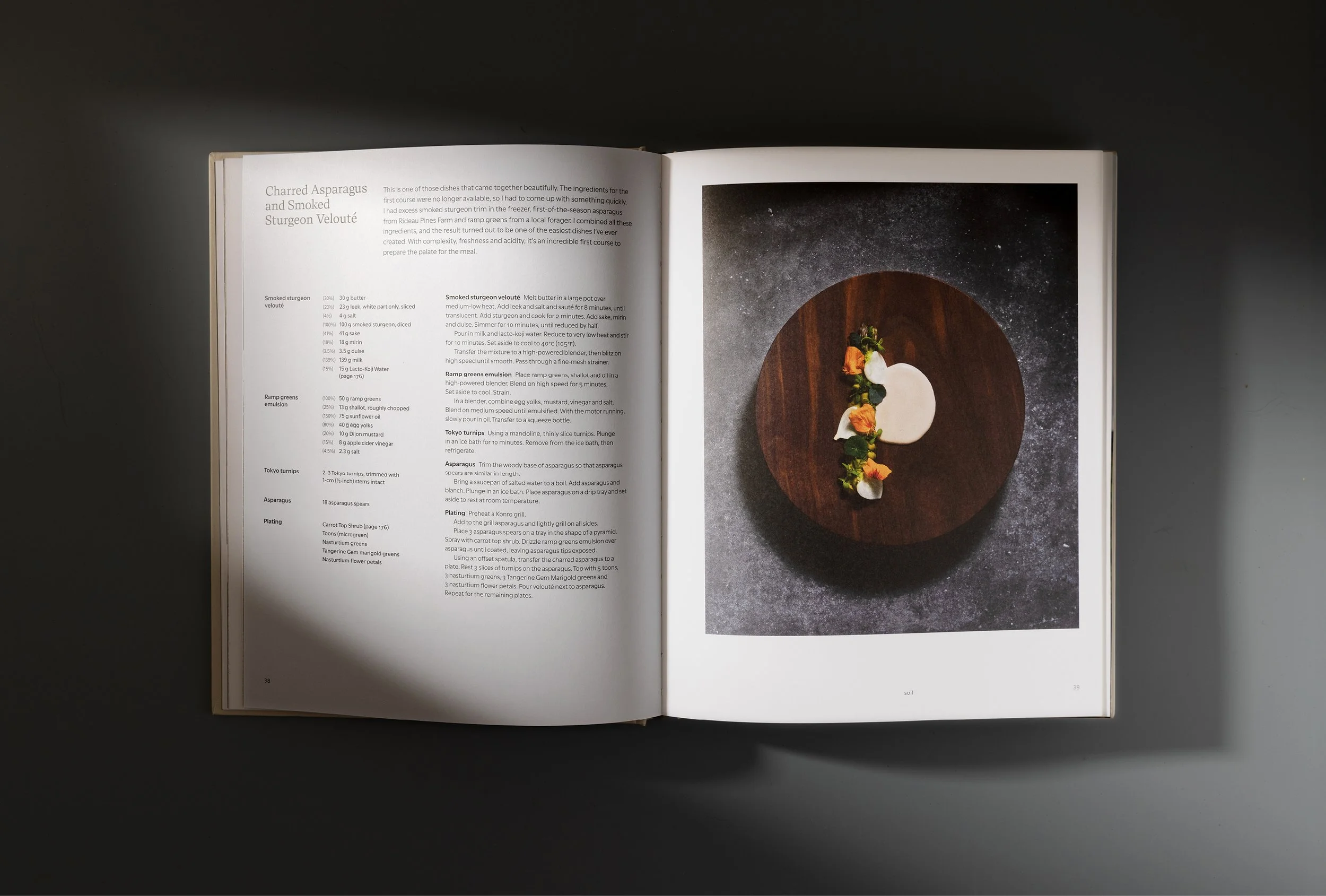 Cookbook recipe page