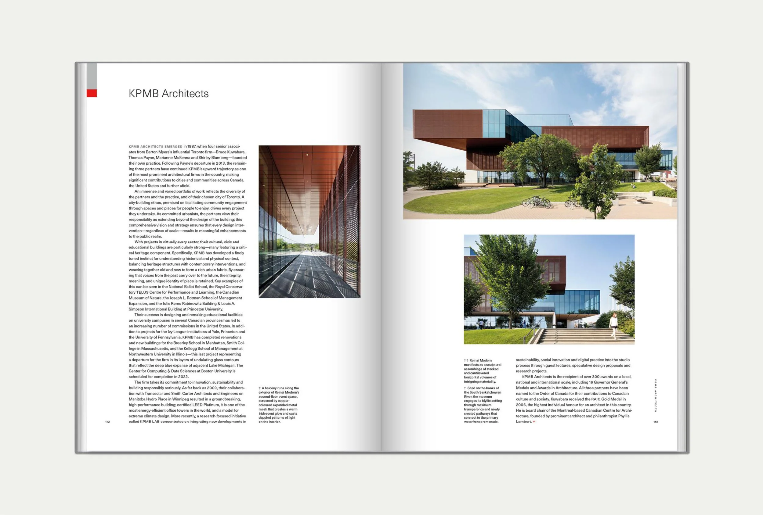 Hard cover architecture book 