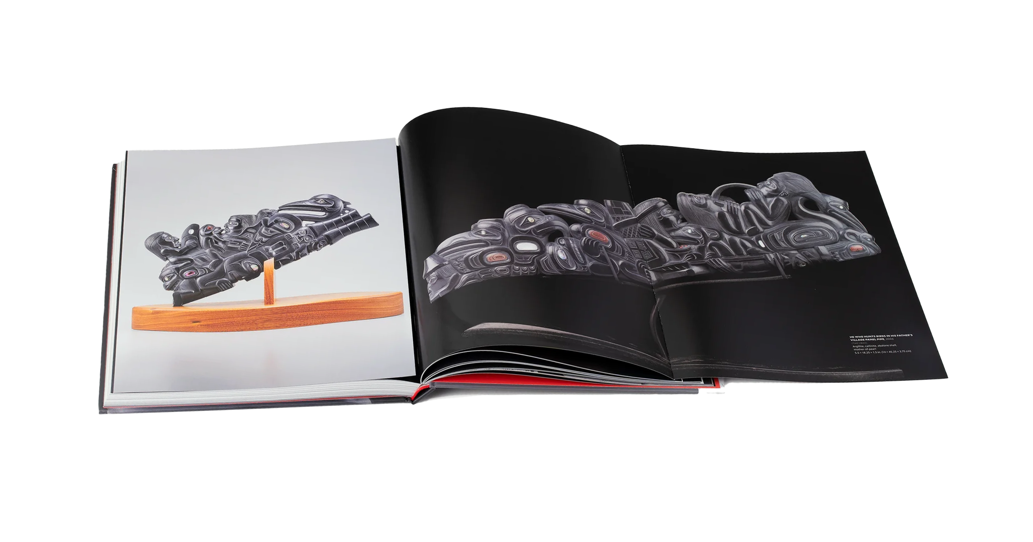 Christian White Haida Carver book spread interior design