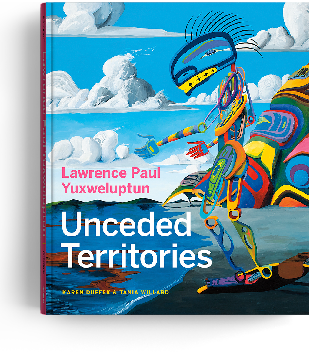 Lawrence Paul Yuxweluptun Unceded Territories book cover design MOA