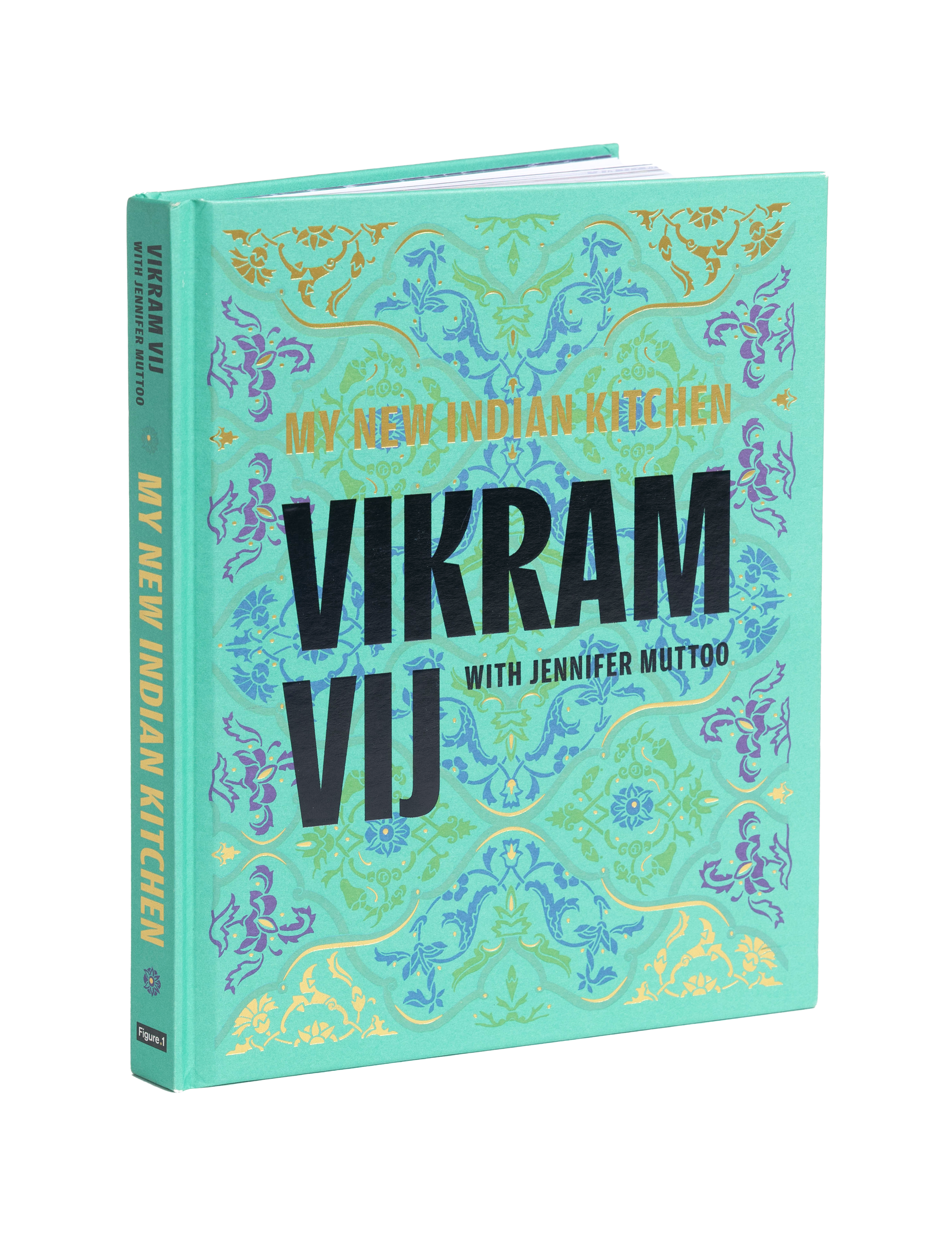 Vikram Vij Indian food cookbook cover design