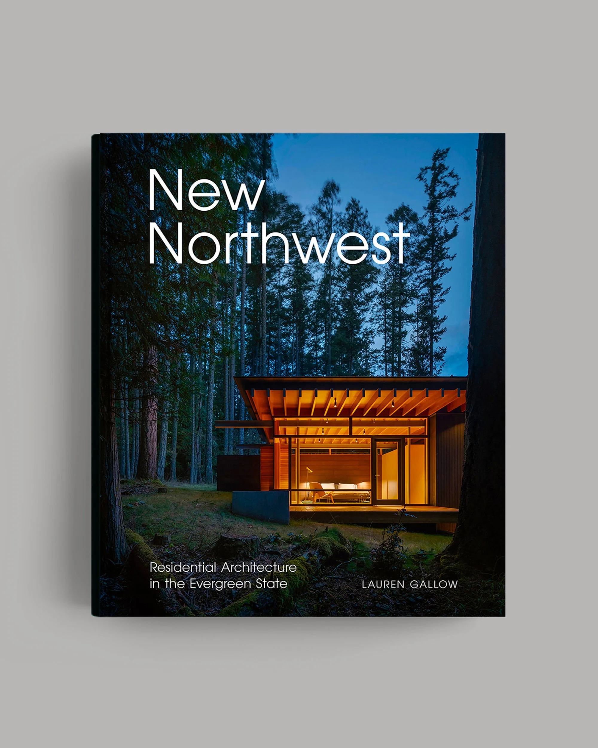 book cover design for New Northwest Book, featuring residential architecture
