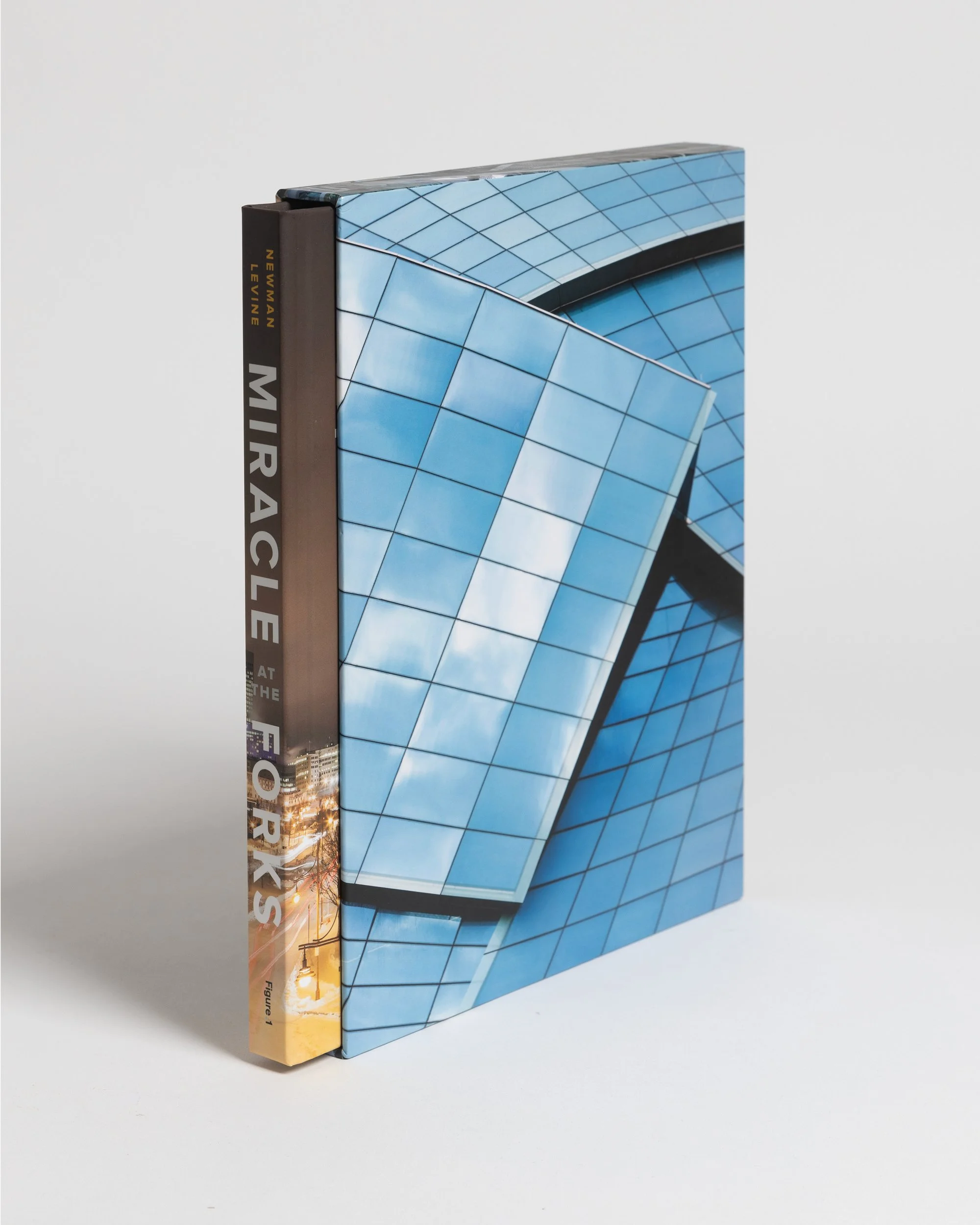book cover design for Miracle at the Forks