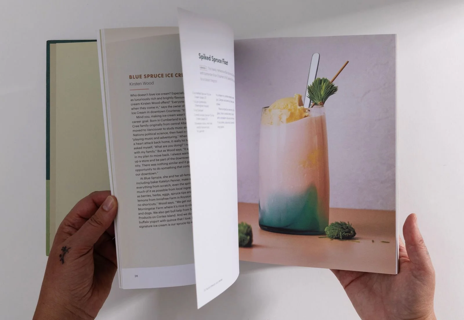 design for a cookbook by DSGN Dept, a creative studio for Art and Culture
