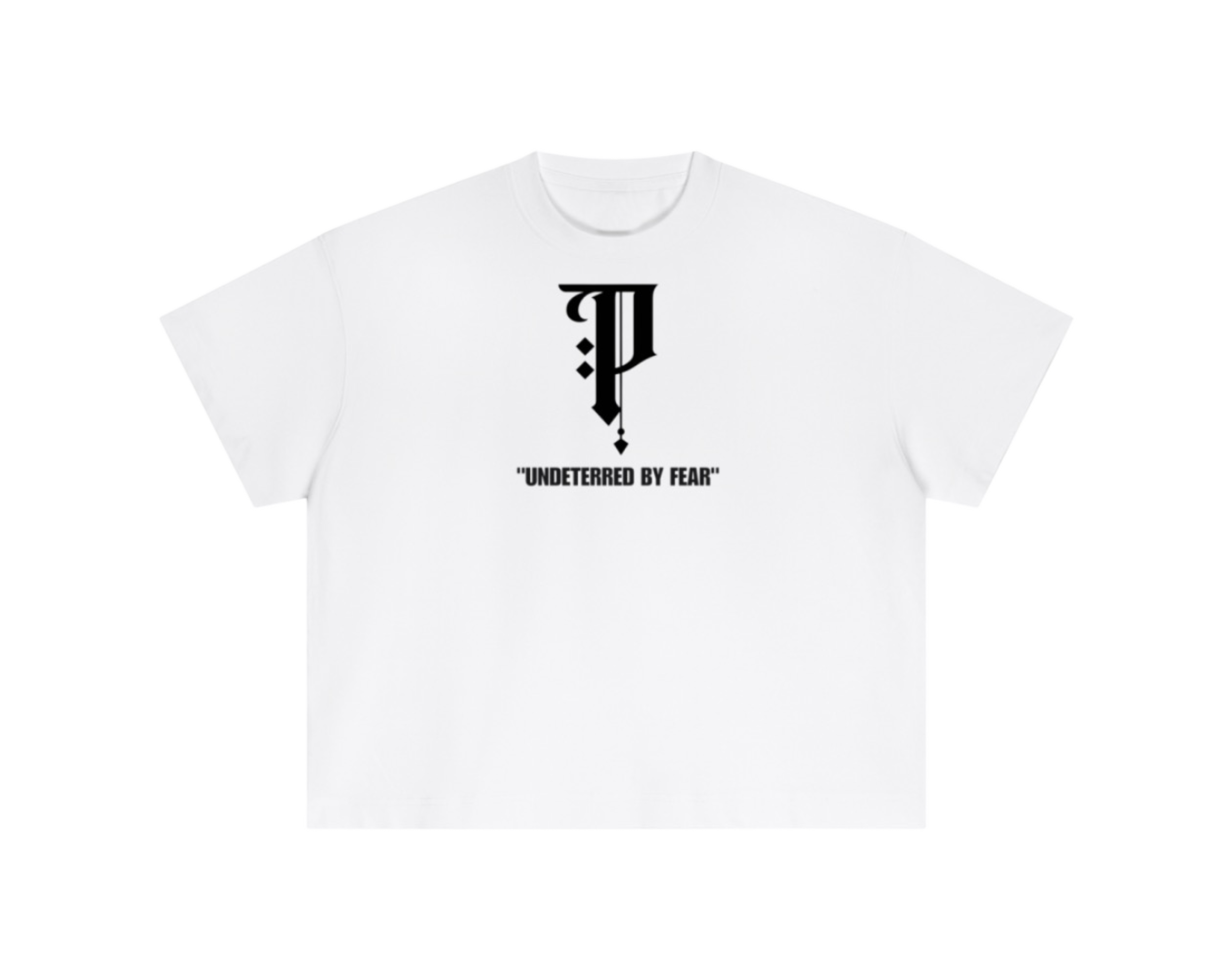 "UNDETERRED BY FEAR" T shirt