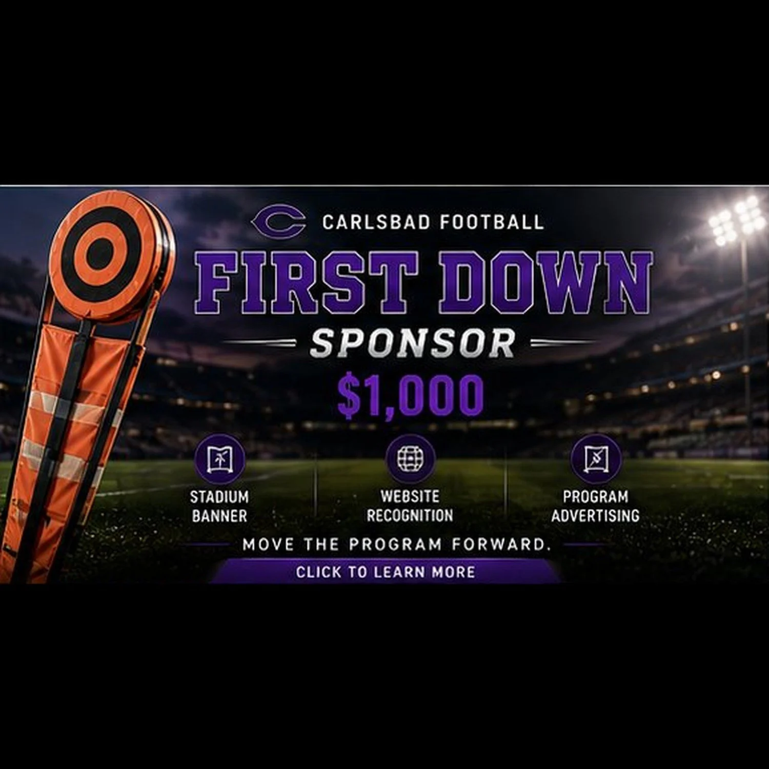 FIRST DOWN  SPONSOR
