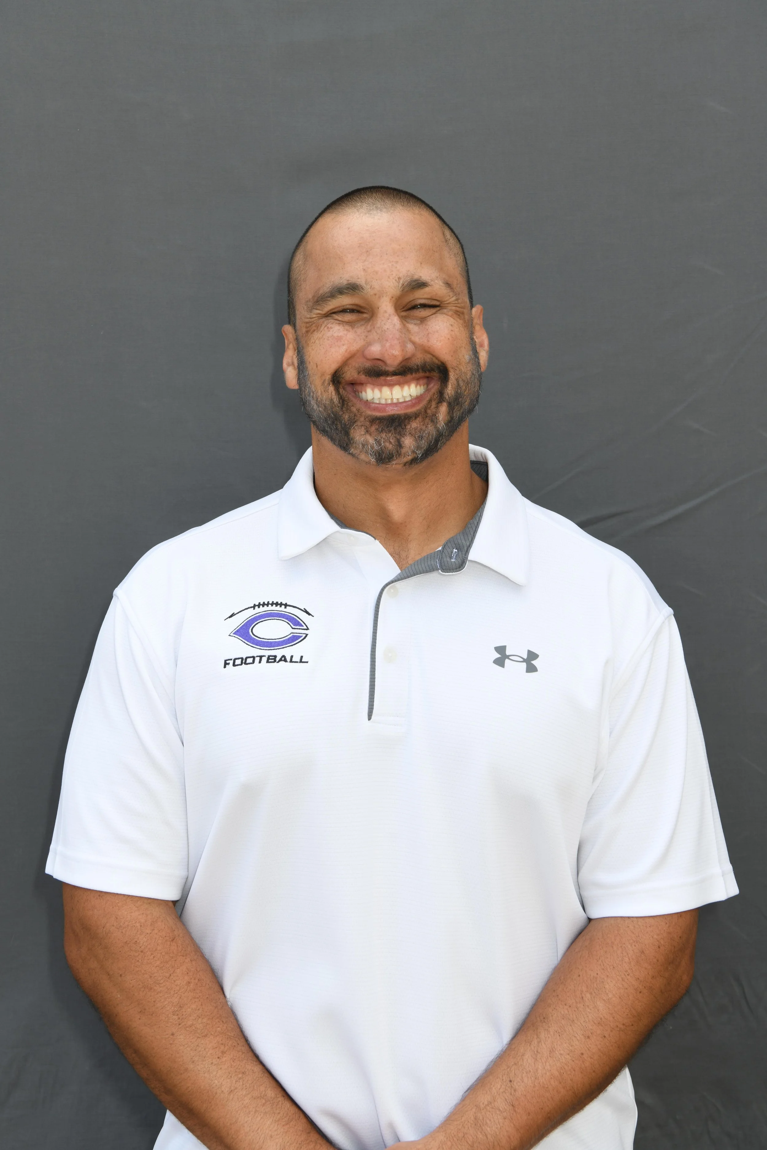 Picture of Paul Publico, or "Coach Pub". Carlsbad High School Football Defensive Coordinator