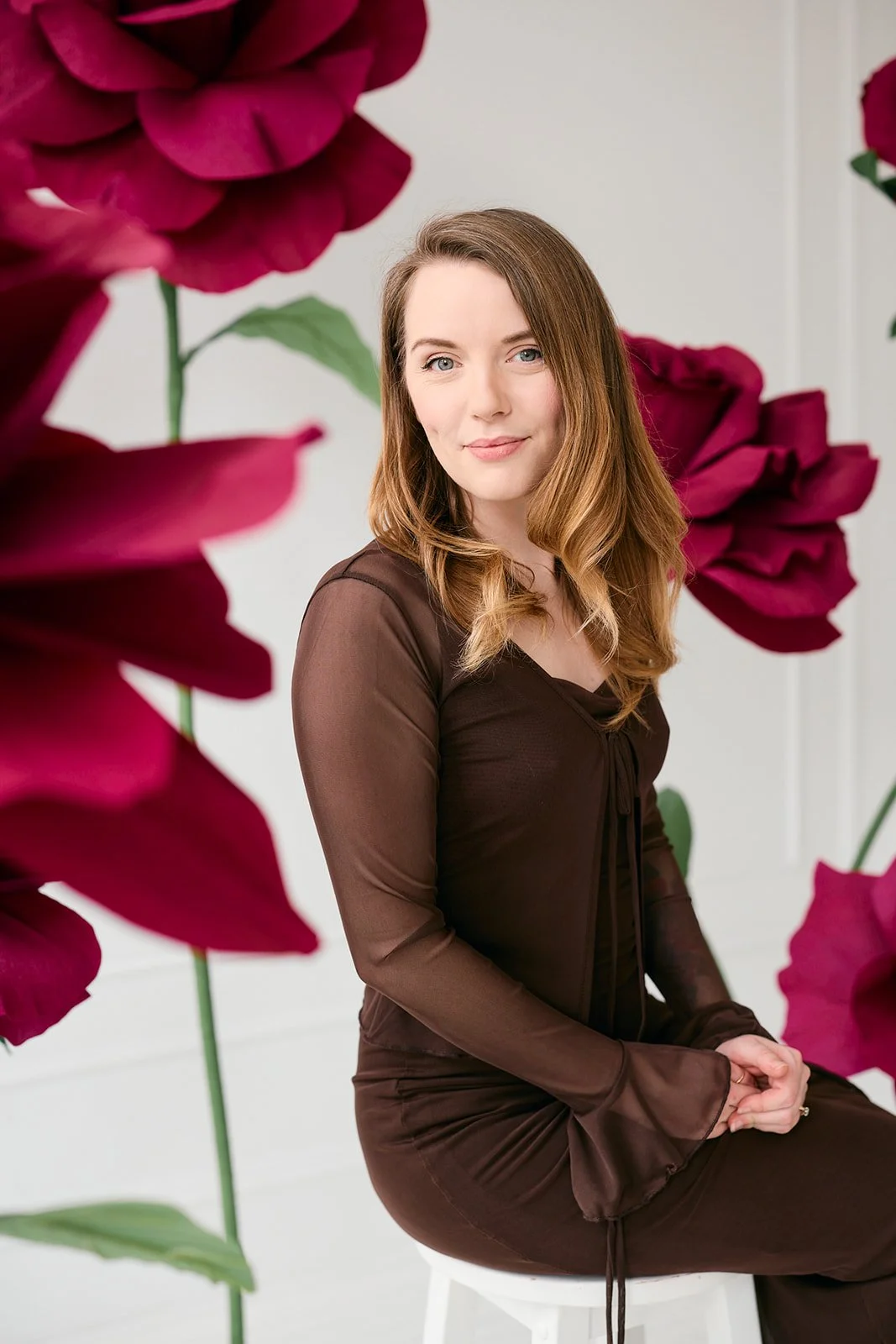 Giant Red Rose Paper Flowers