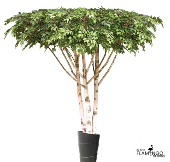 Artificial White Birch Ceiling Tree
